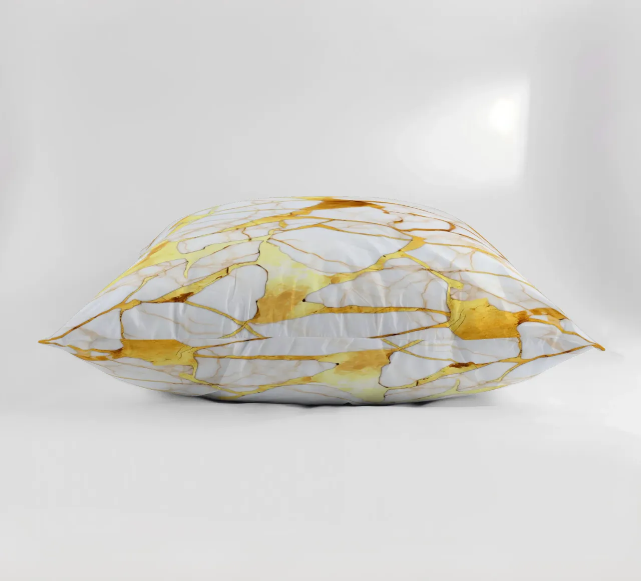 Art kintsugi blanc et or cuscino da Théïa's Fantasia World