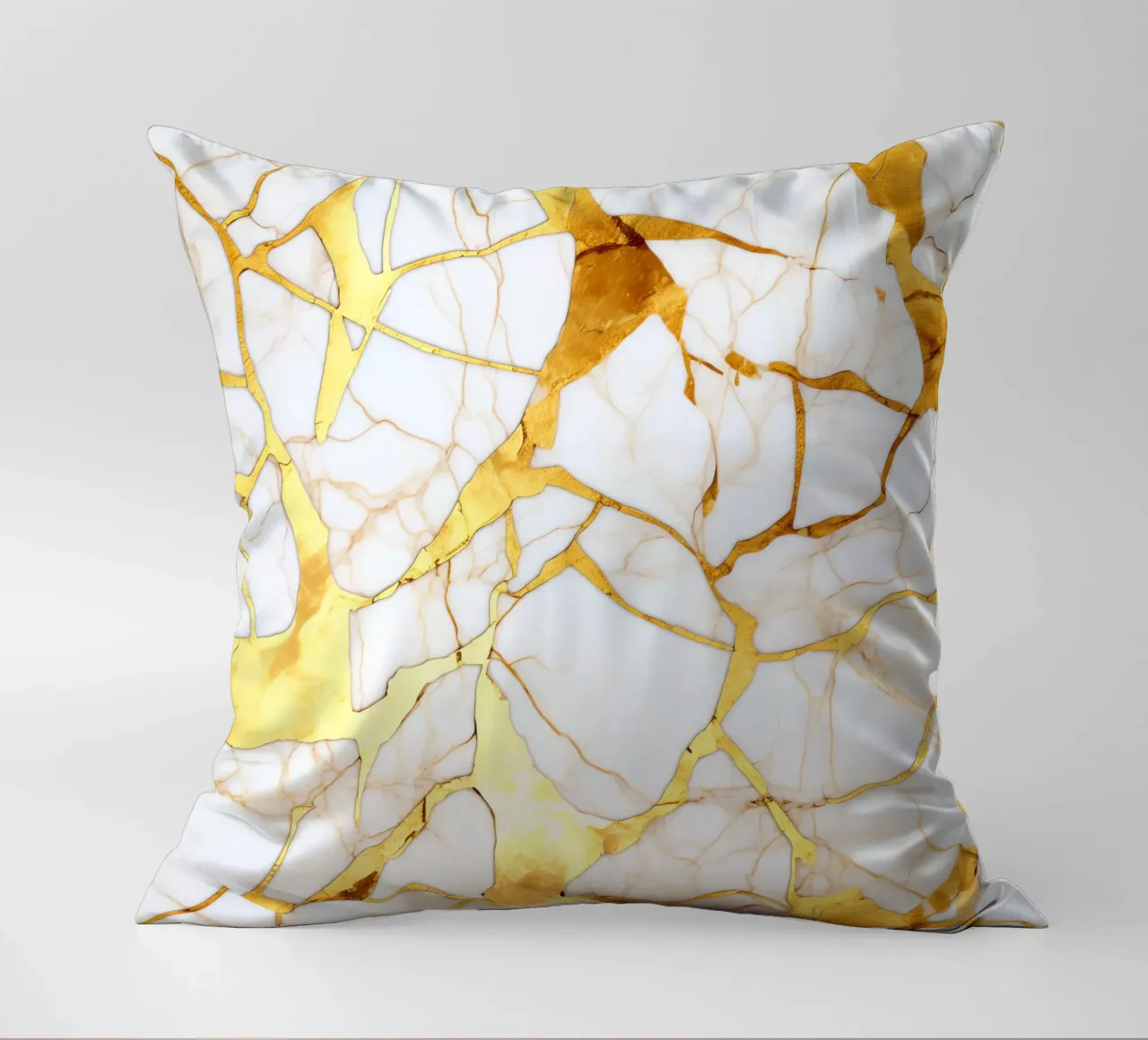 Art kintsugi blanc et or cuscino da Théïa's Fantasia World