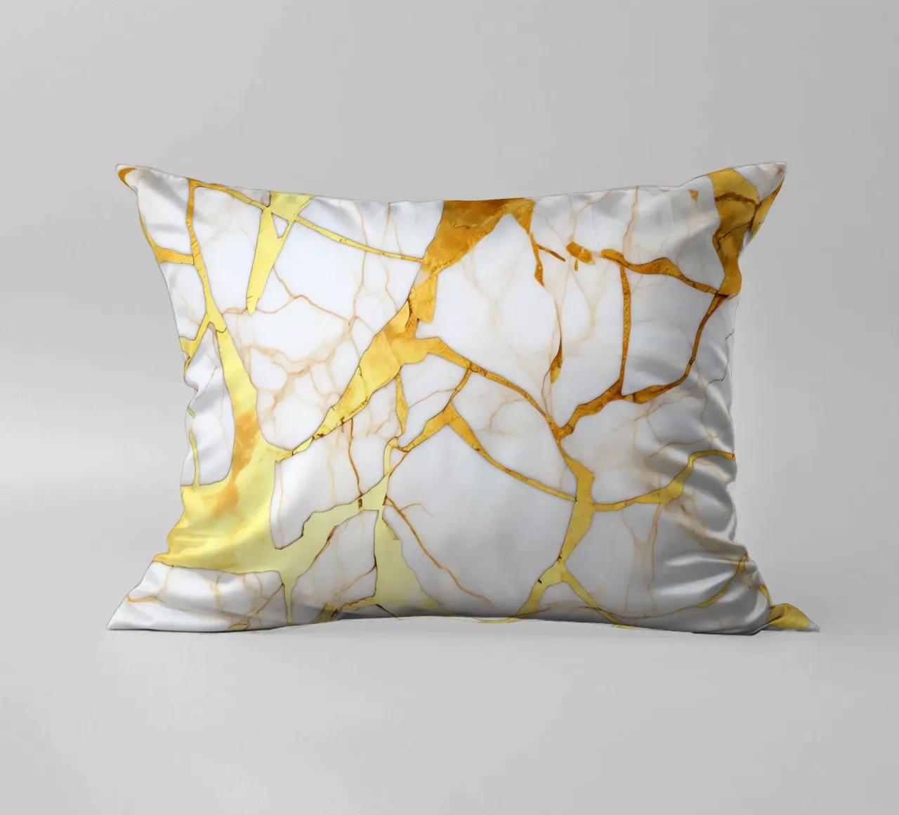 Art kintsugi blanc et or cuscino da Théïa's Fantasia World