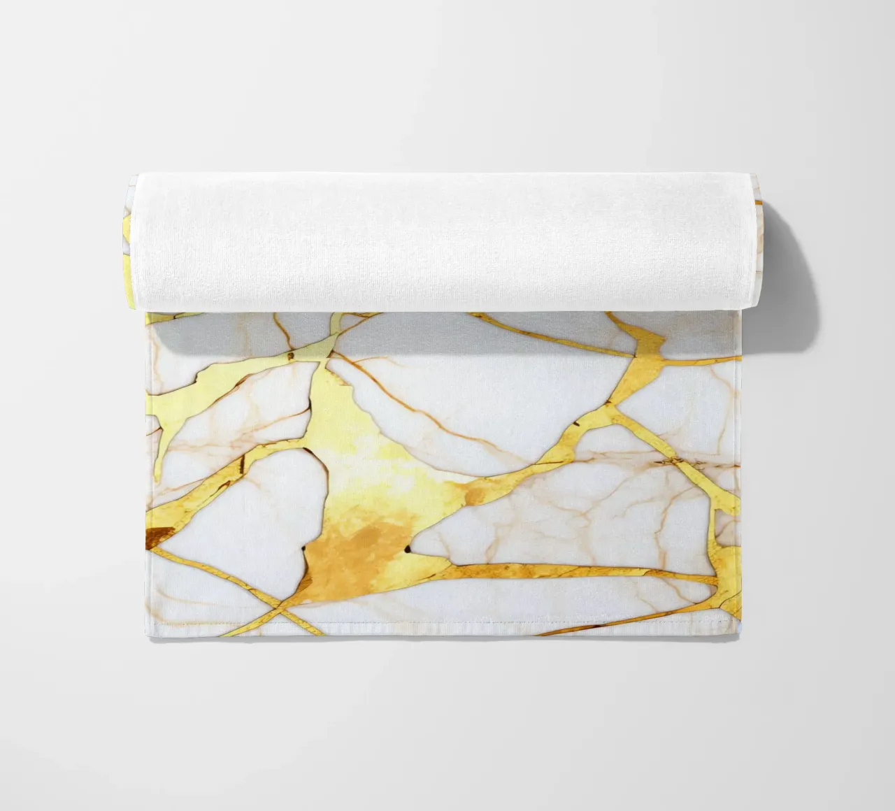 Art kintsugi blanc et or telo mare da Théïa's Fantasia World