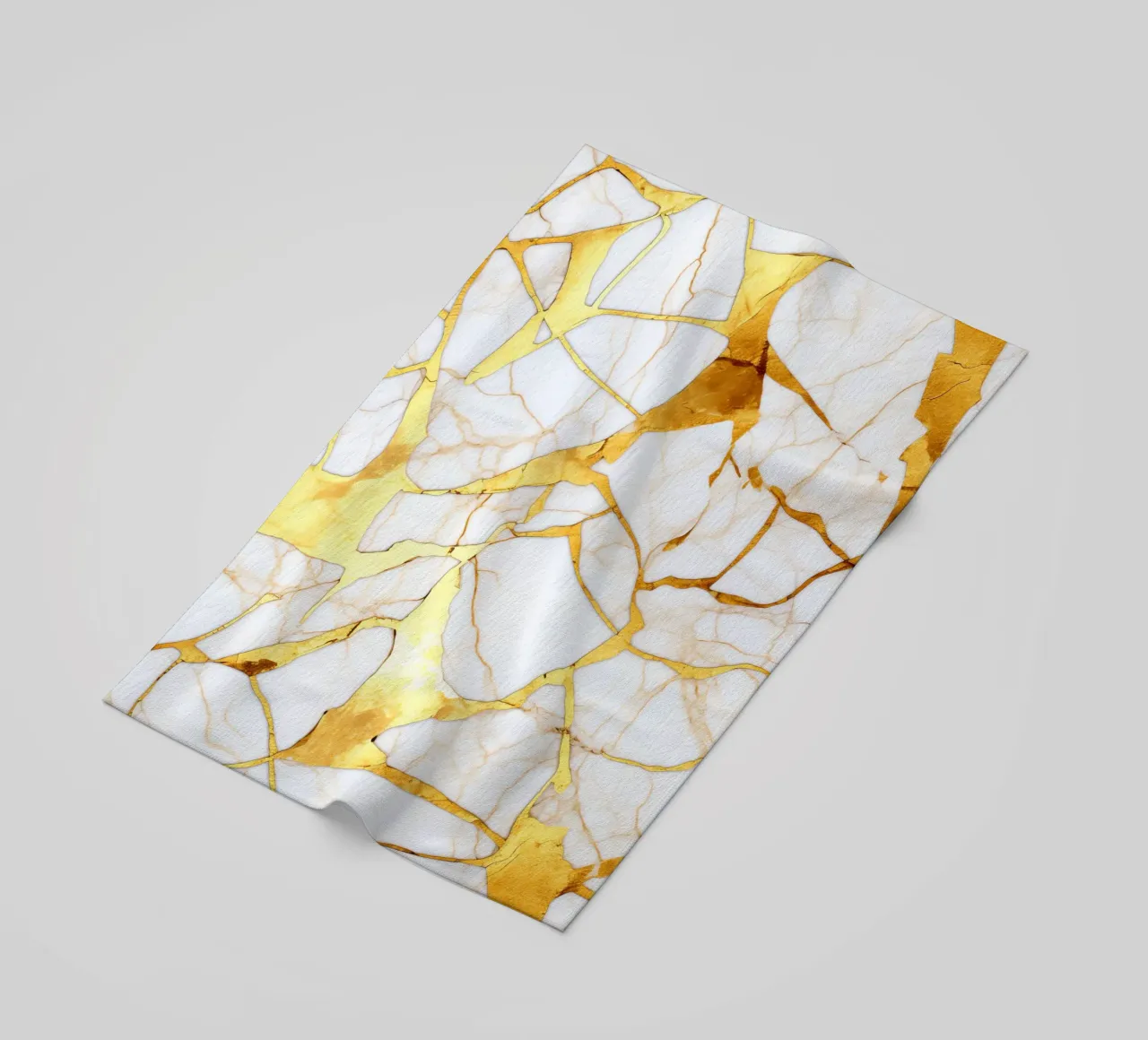 Art kintsugi blanc et or telo mare da Théïa's Fantasia World
