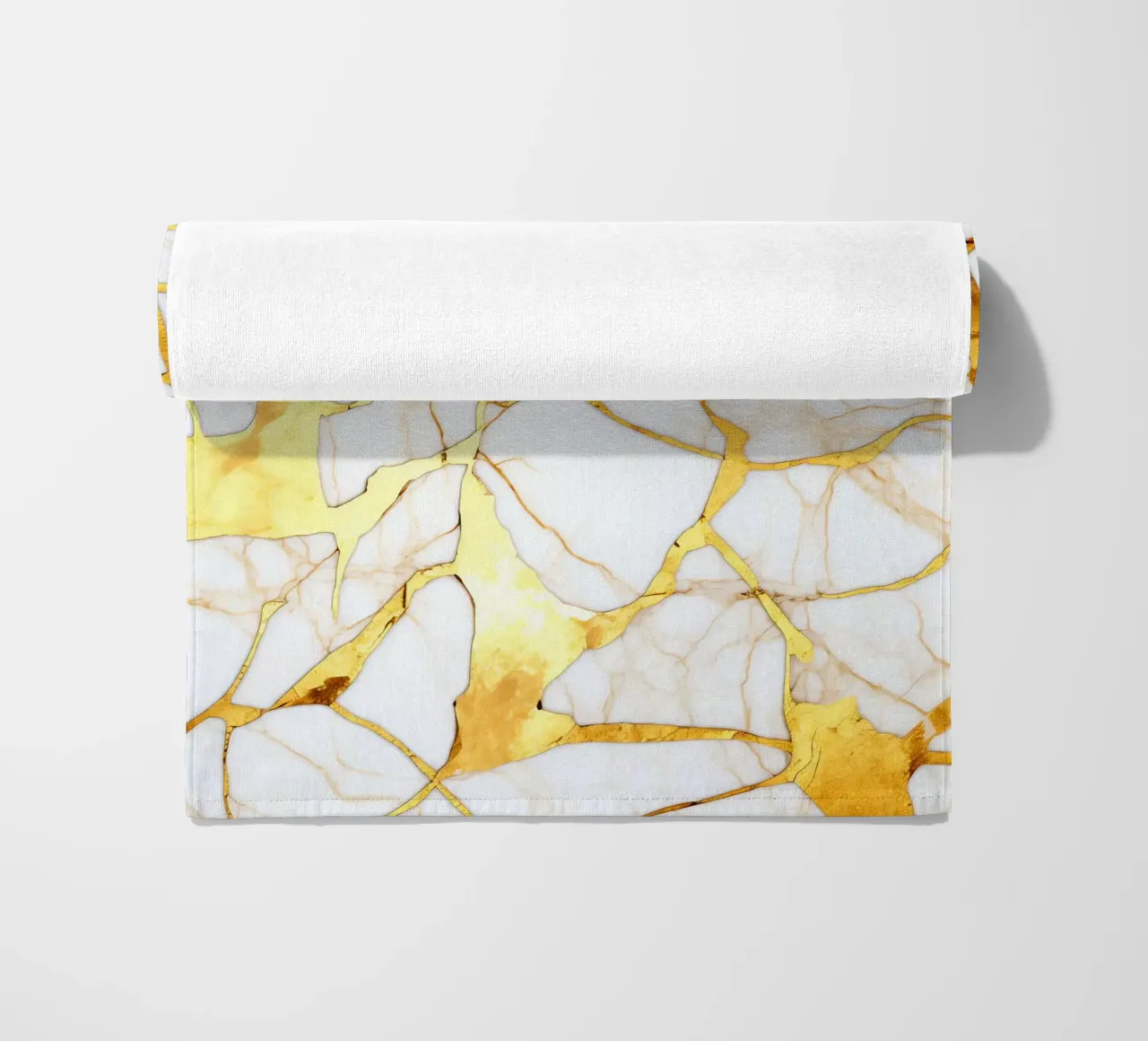 Art kintsugi blanc et or telo mare da Théïa's Fantasia World