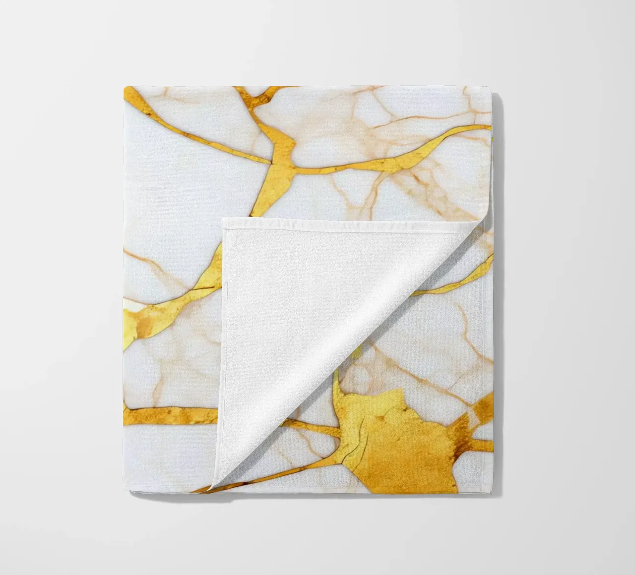 Art kintsugi blanc et or telo mare da Théïa's Fantasia World