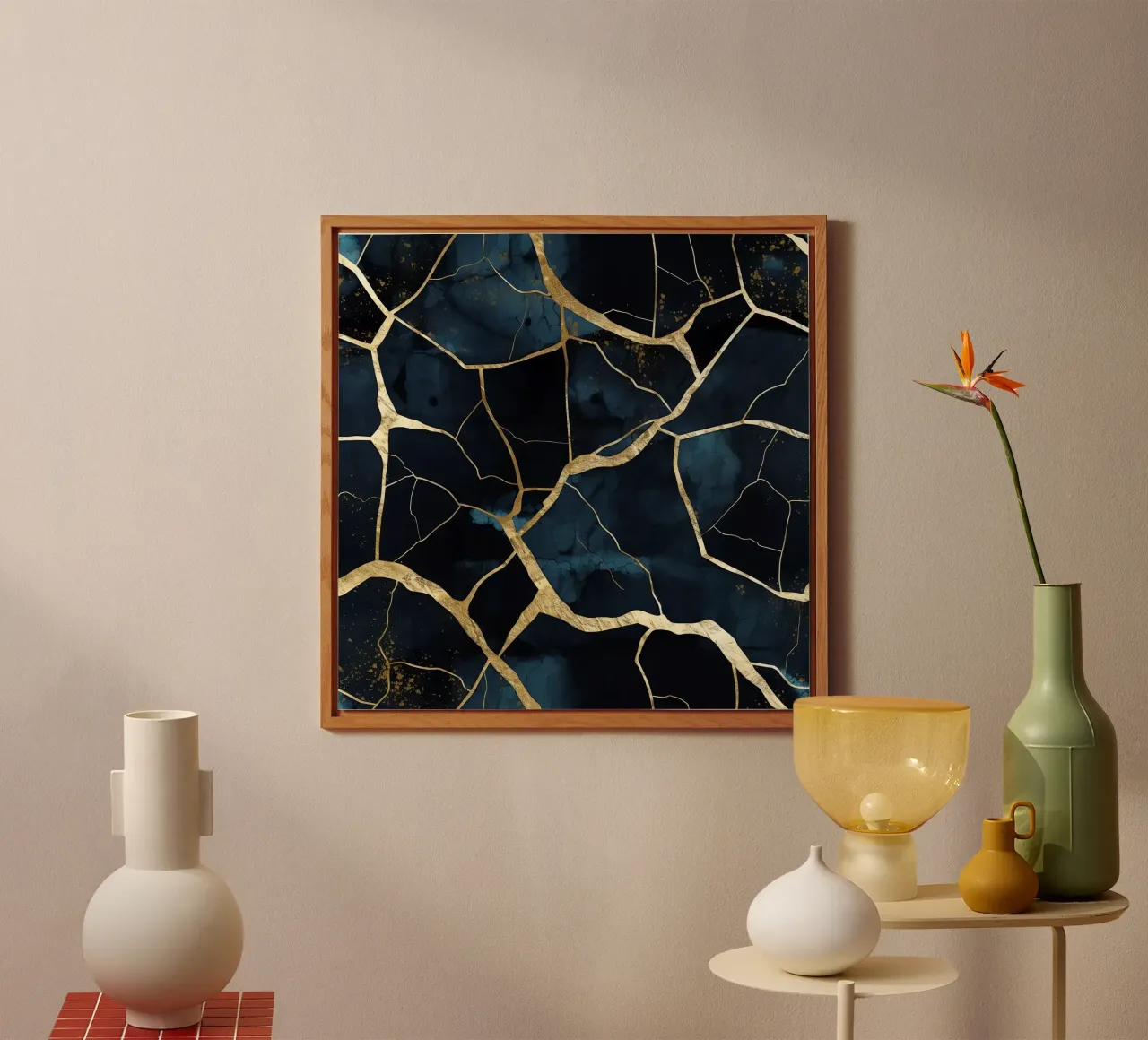 Kunst kintsugi doré forex-plaat van Théïa's Fantasia World