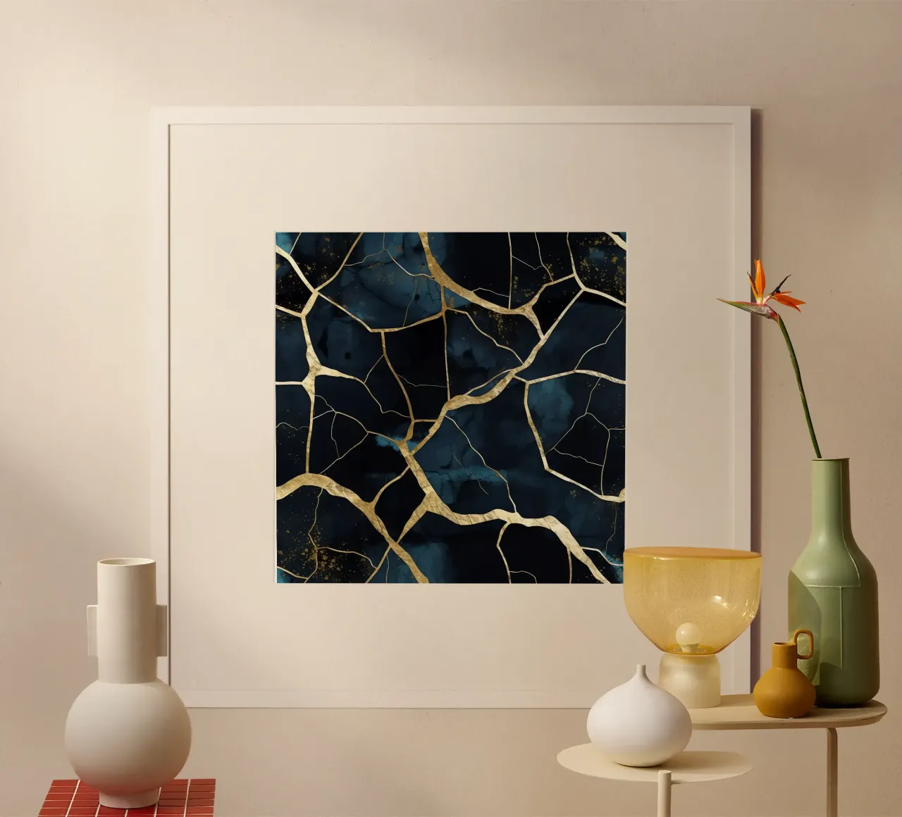 Art kintsugi doré hahnemühle by Théïa's Fantasia World