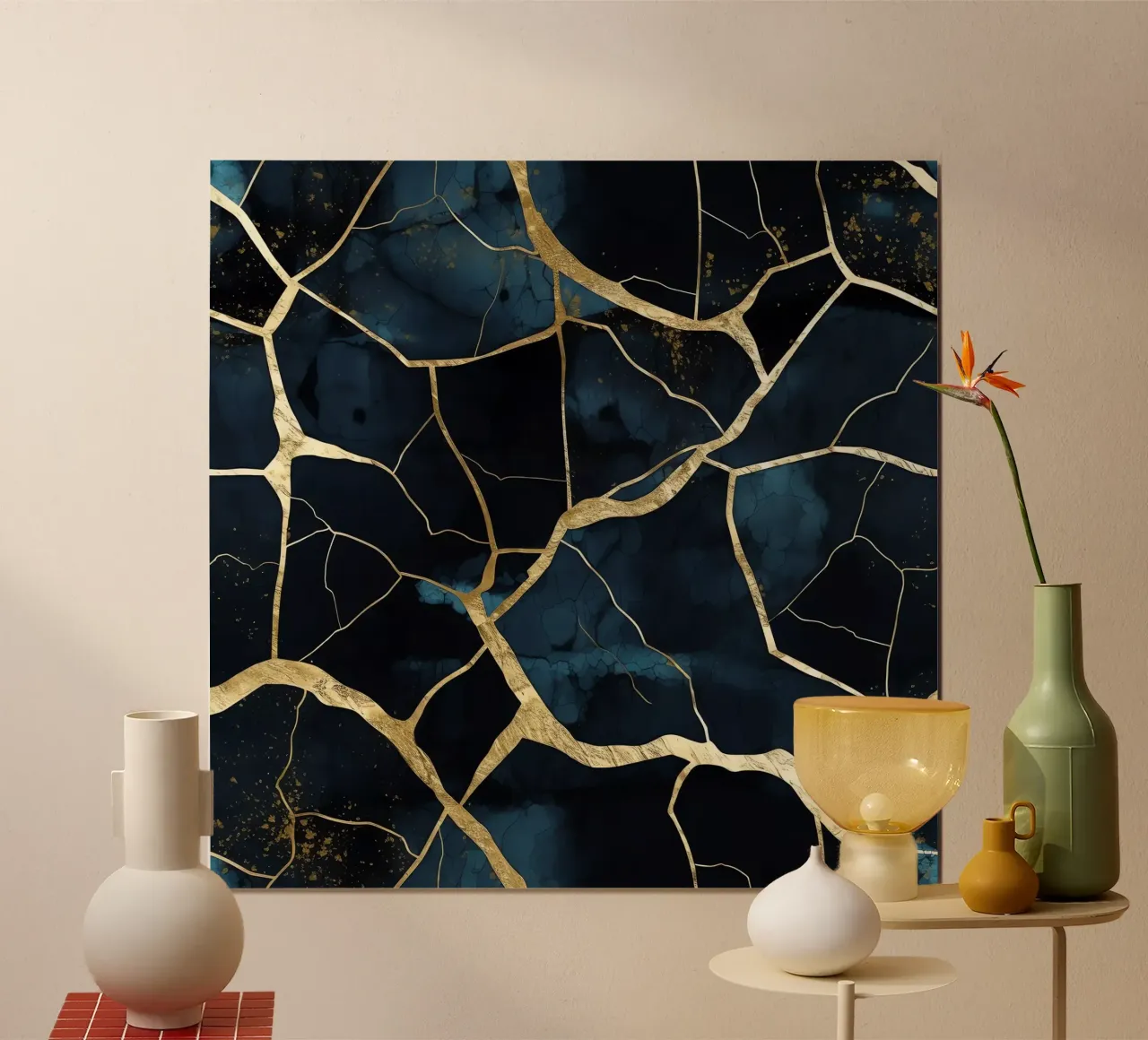 Art kintsugi doré hahnemühle by Théïa's Fantasia World