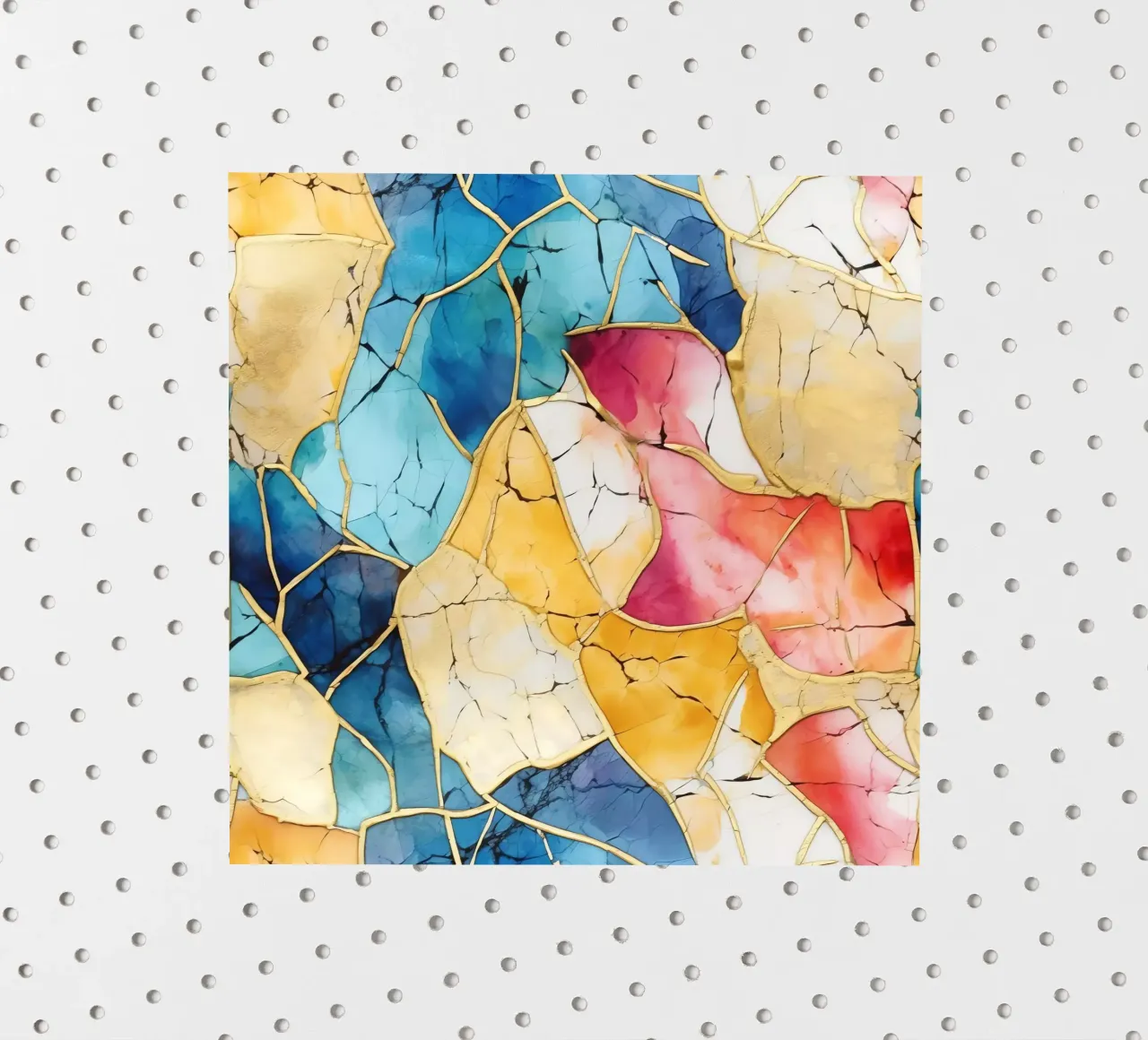 Art Kintsugi multicolore adesivo da Théïa's Fantasia World