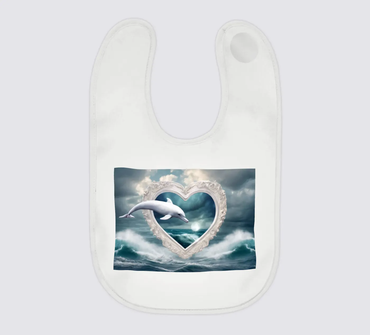 dolphin Babylätzchen von kimmindmuse