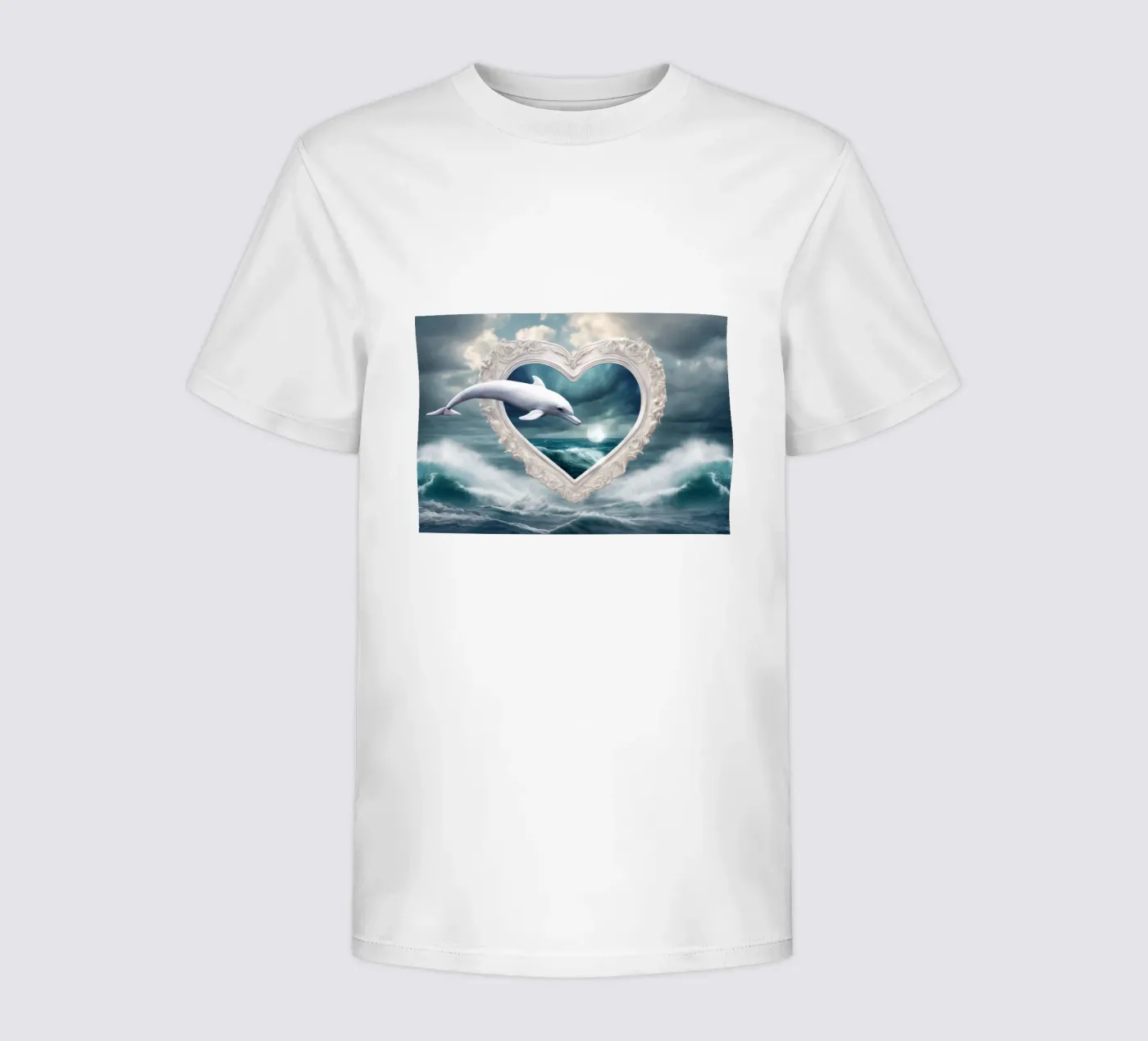 delfino t-shirt bambini da kimmindmuse