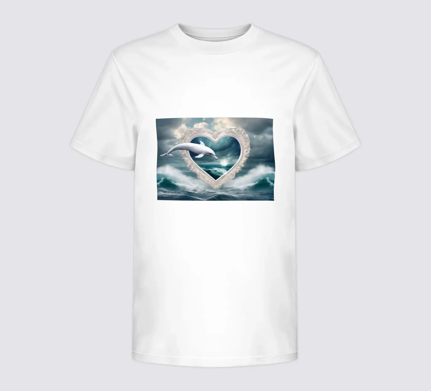 delfino t-shirt bambini da kimmindmuse