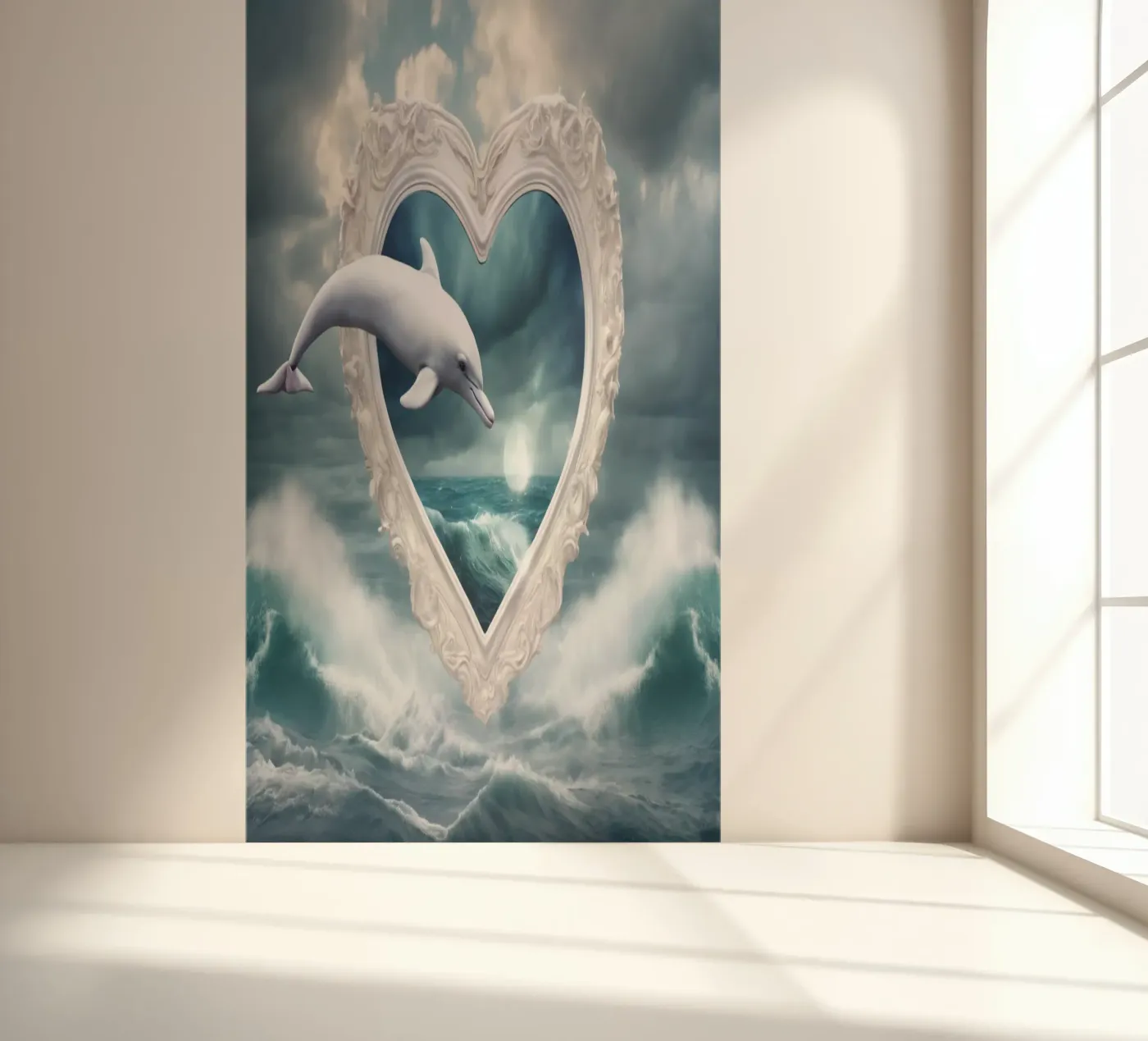 dolfijn fotobehang van kimmindmuse