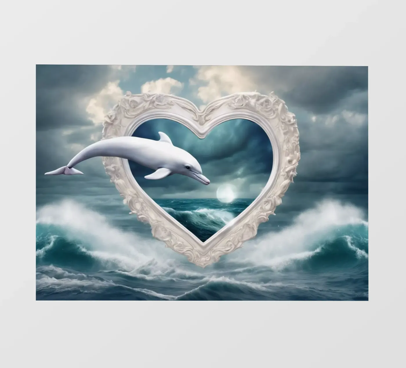 dolfijn fotobehang van kimmindmuse