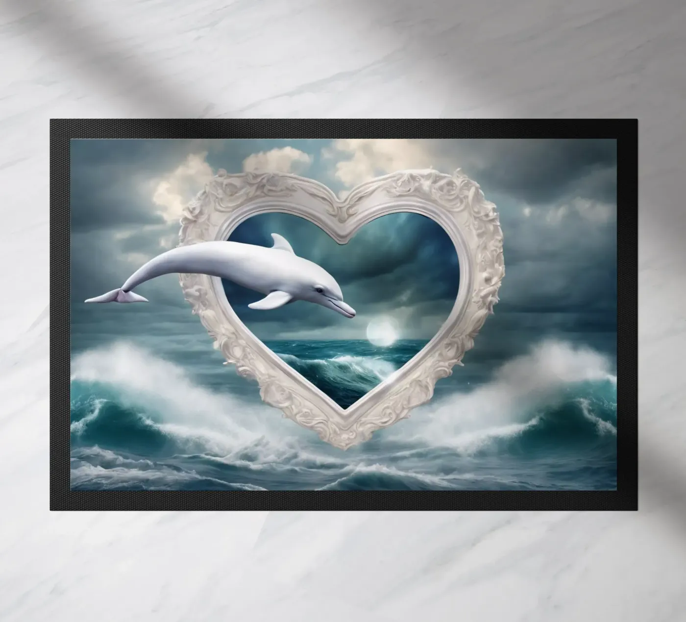 dolphin Fußmatte von kimmindmuse