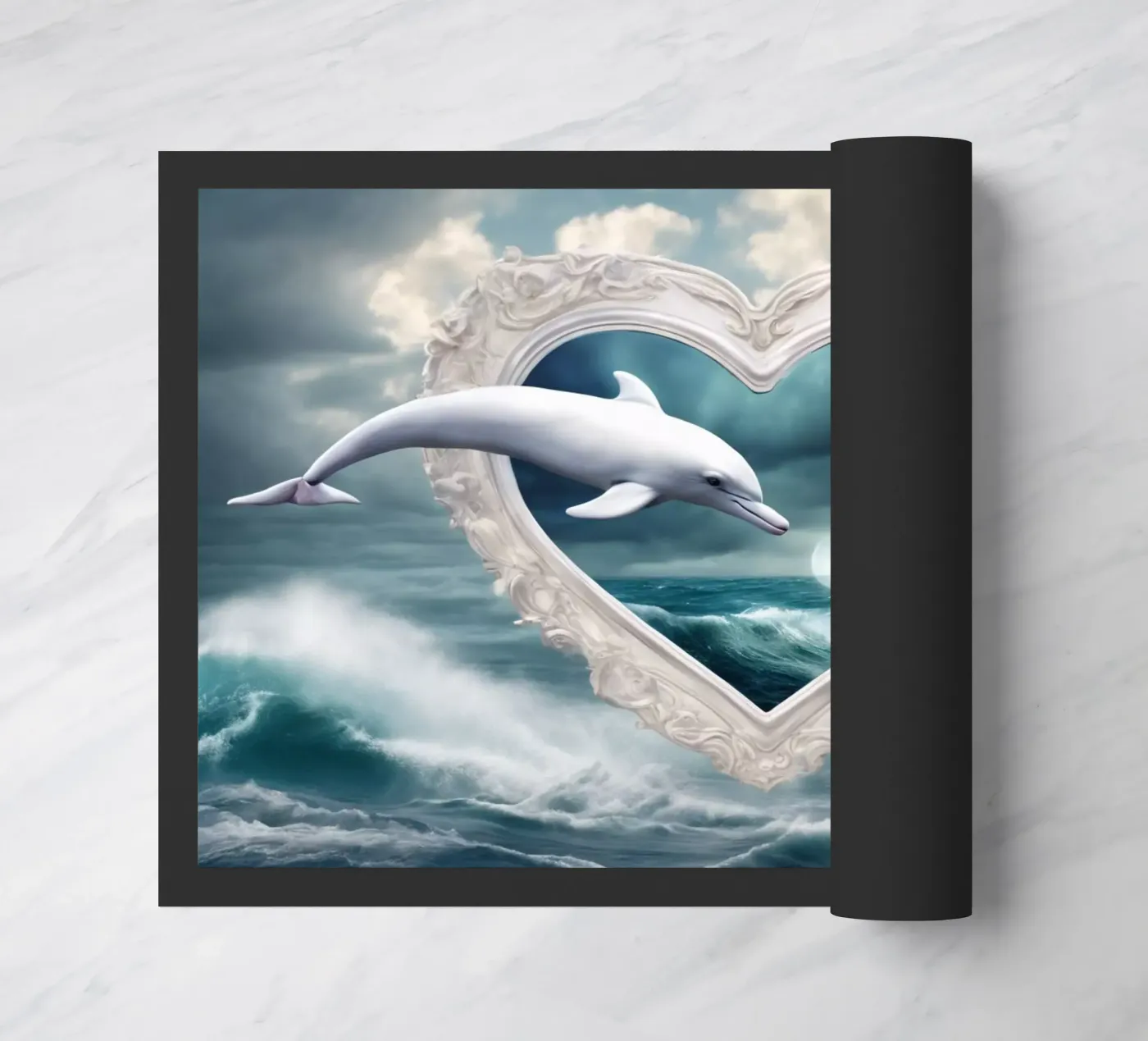 dolphin Fußmatte von kimmindmuse