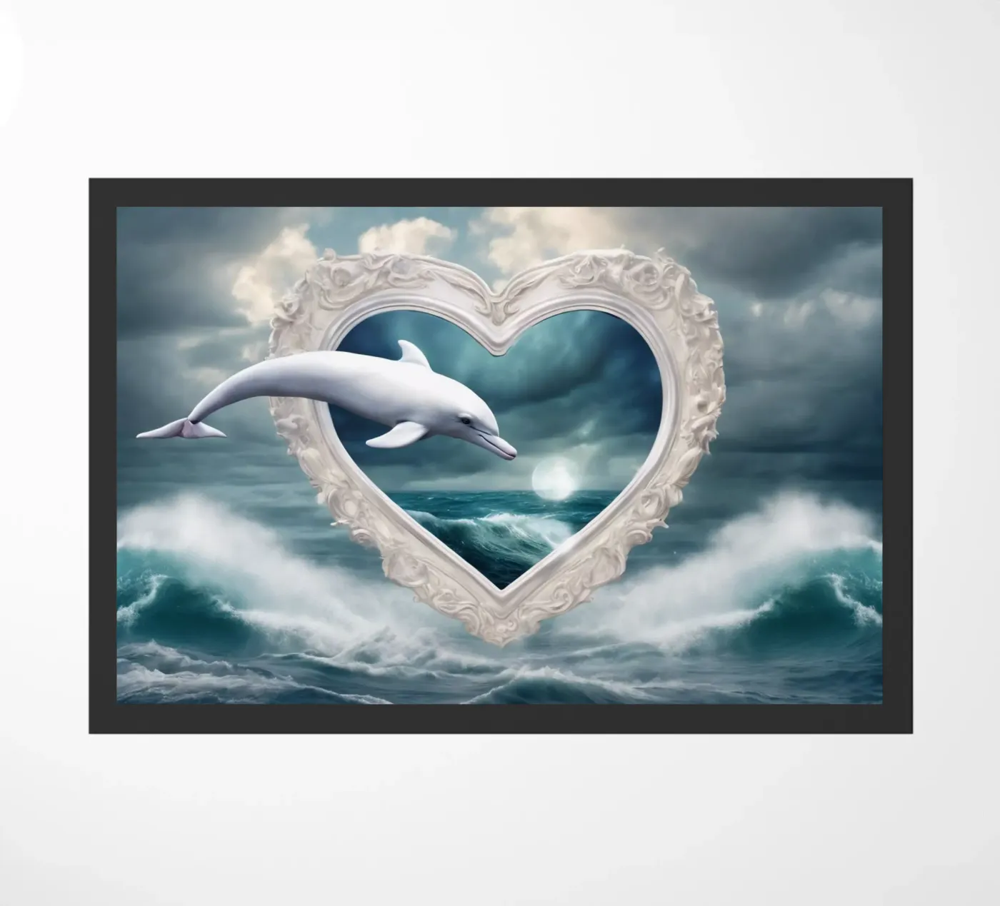 dolphin Fußmatte von kimmindmuse