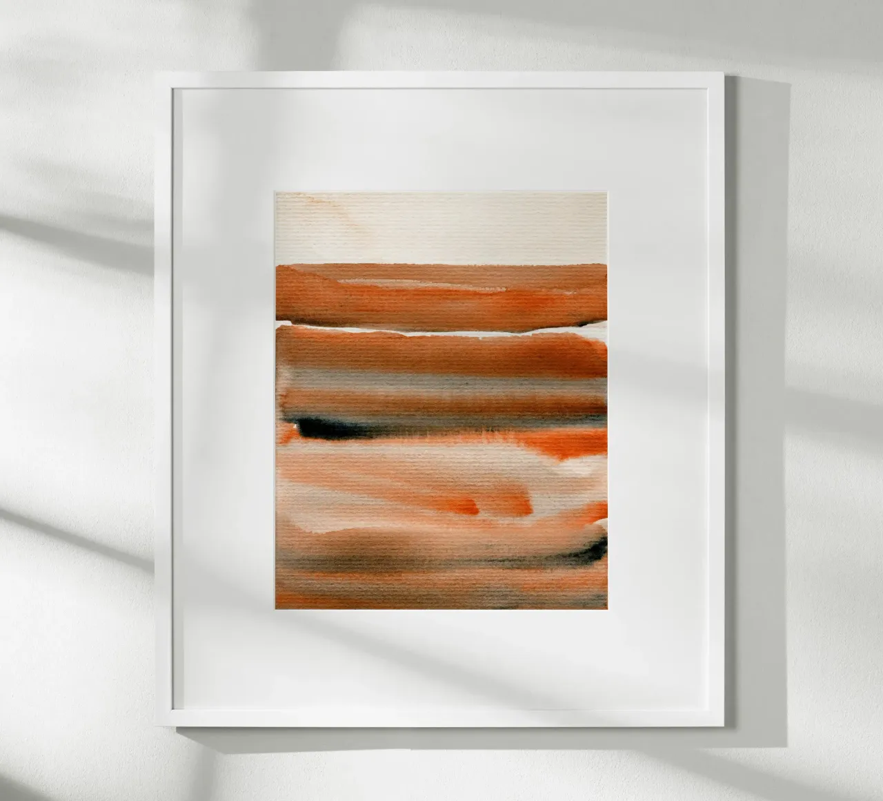 Just Autumn | Watercolor Abstract carta hahnemühle da sabidussi