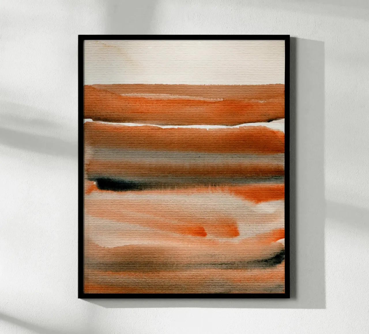 Just Autumn | Watercolor Abstract carta hahnemühle da sabidussi