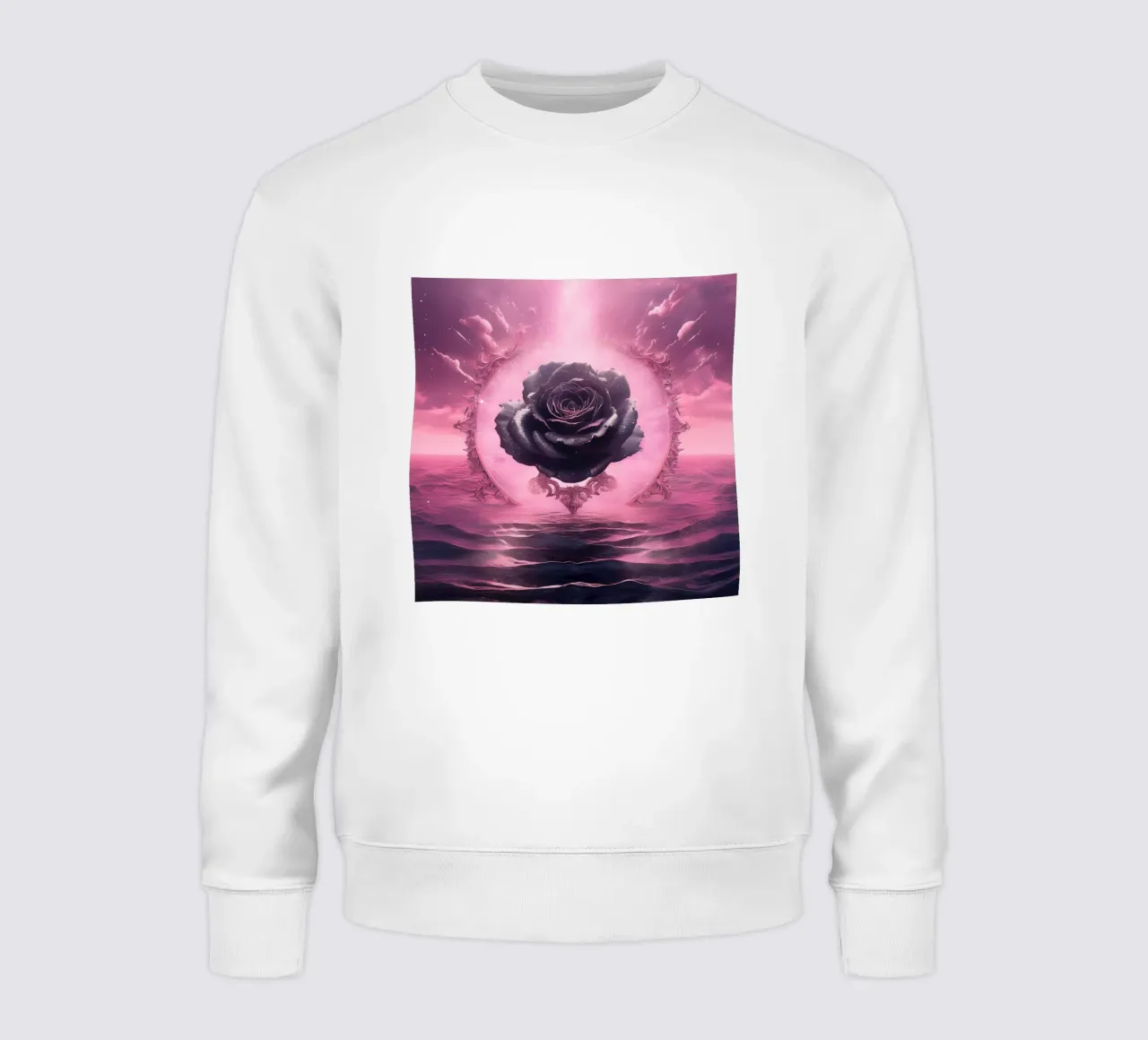 rosa nera2 felpa da kimmindmuse