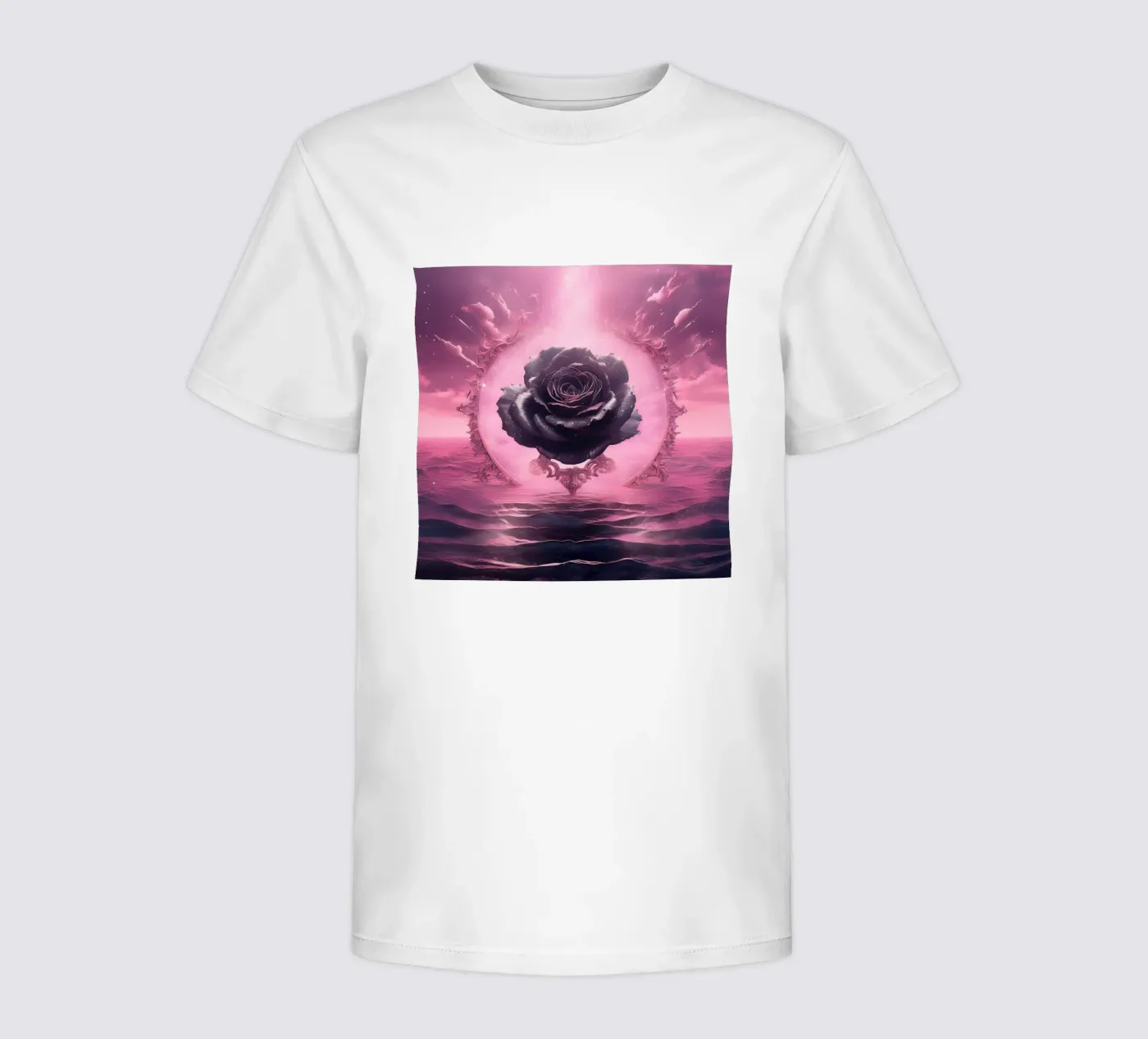 black rose2 t-shirt bambini da kimmindmuse