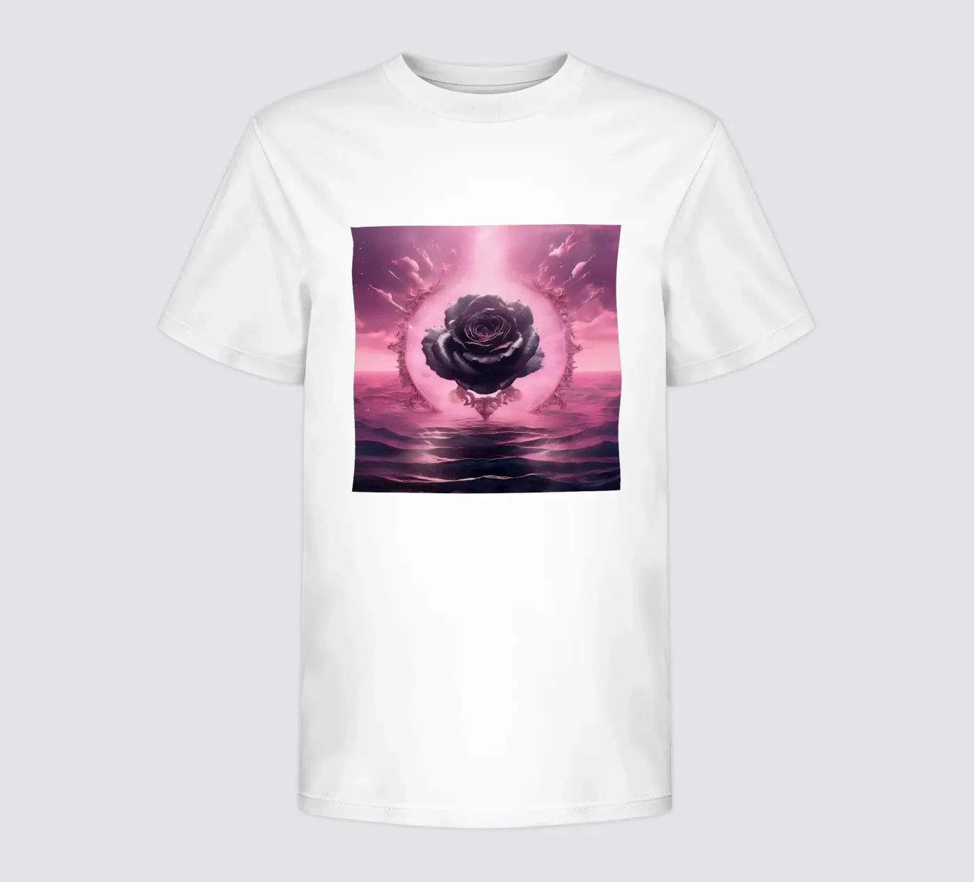 black rose2 t-shirt bambini da kimmindmuse