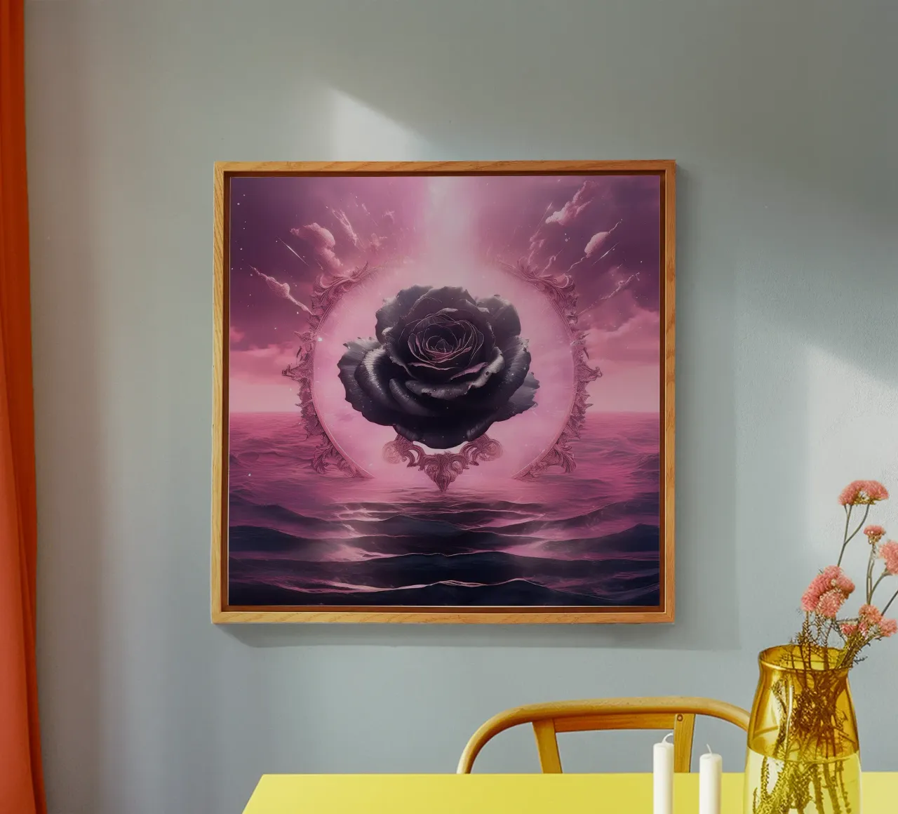 rosa nera2 plexiglass da kimmindmuse