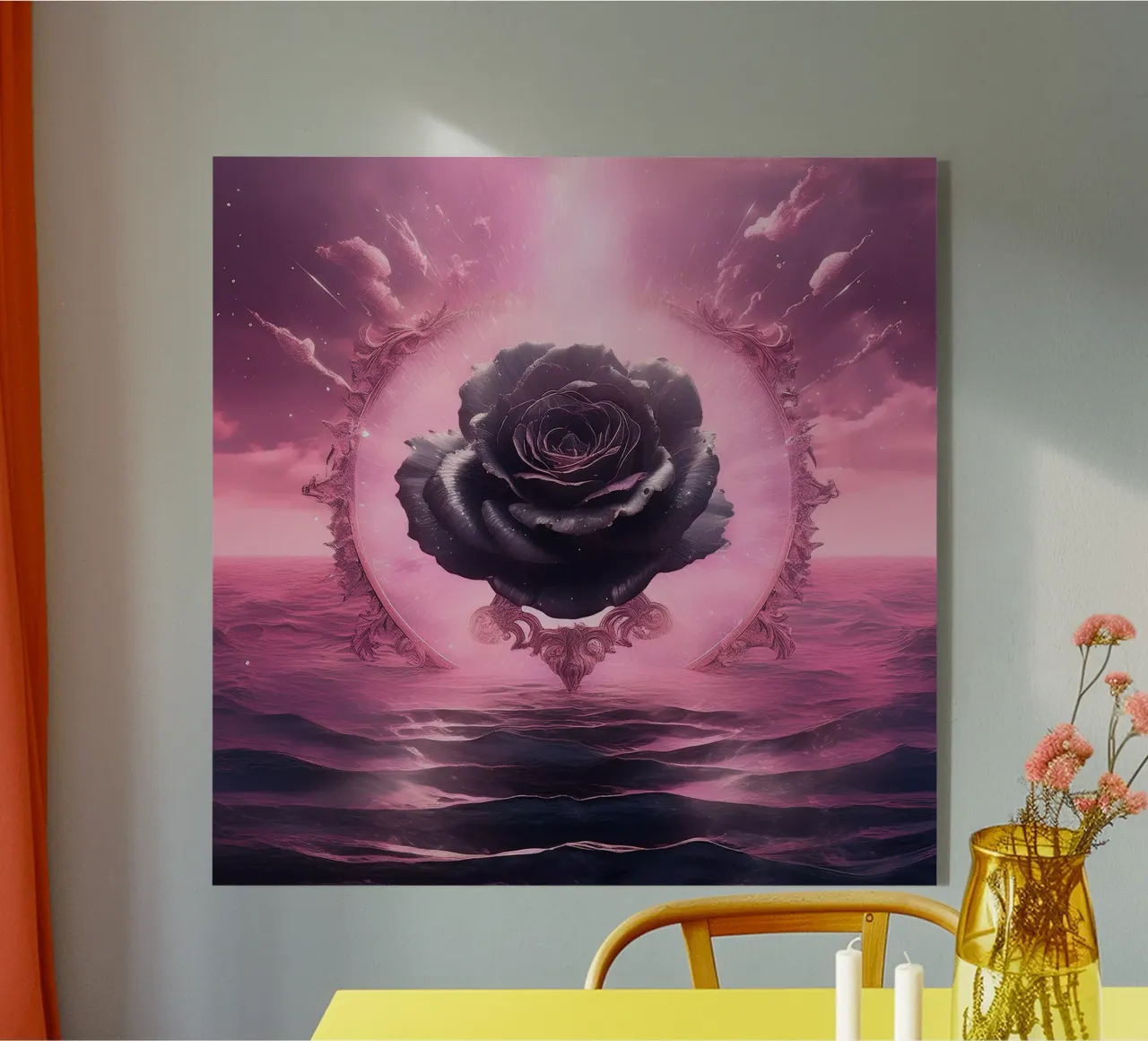 rosa nera2 plexiglass da kimmindmuse