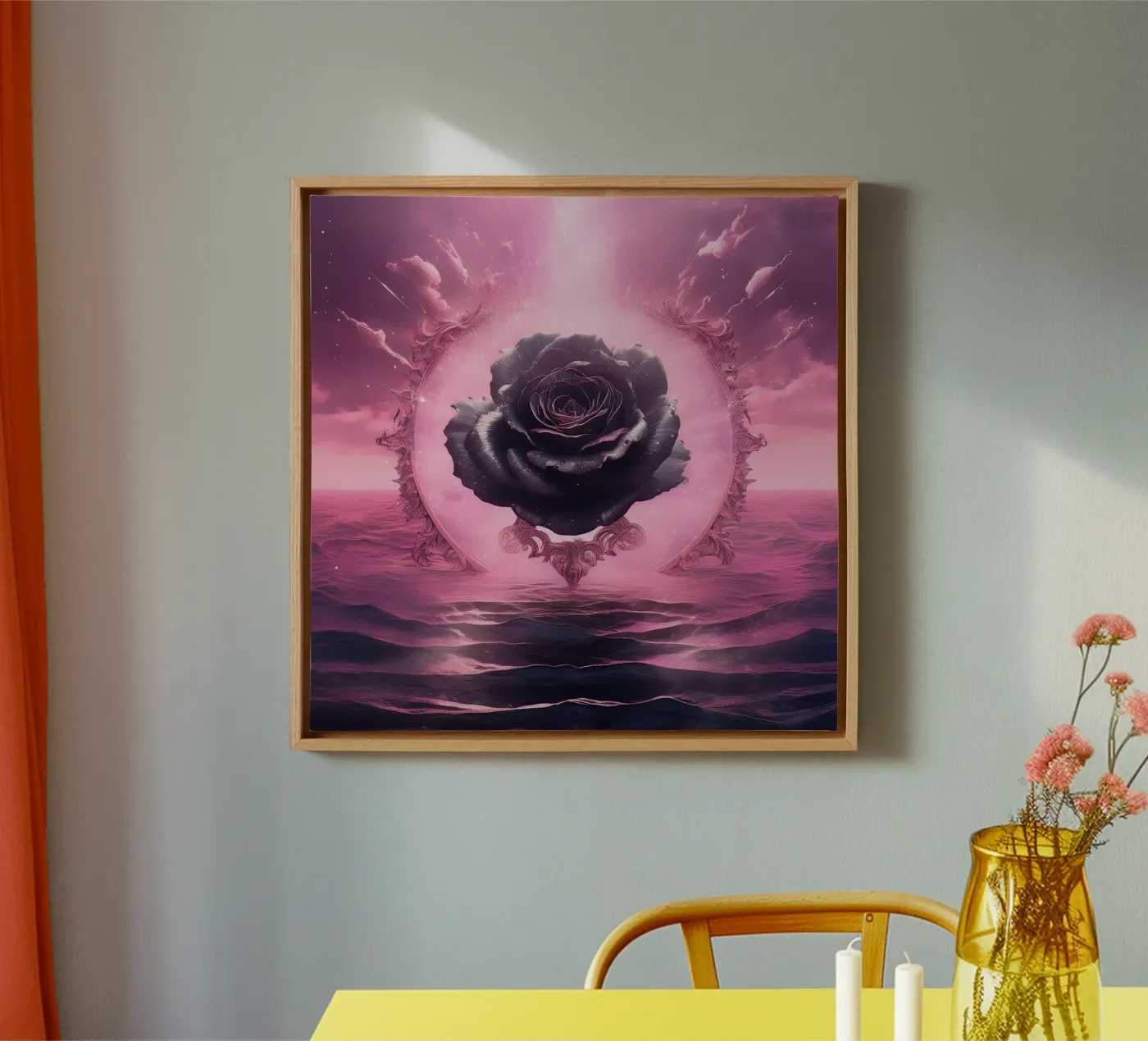 black rose2 tela da kimmindmuse