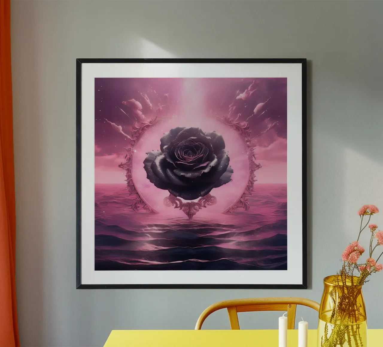 rosa nera2 carta hahnemühle da kimmindmuse