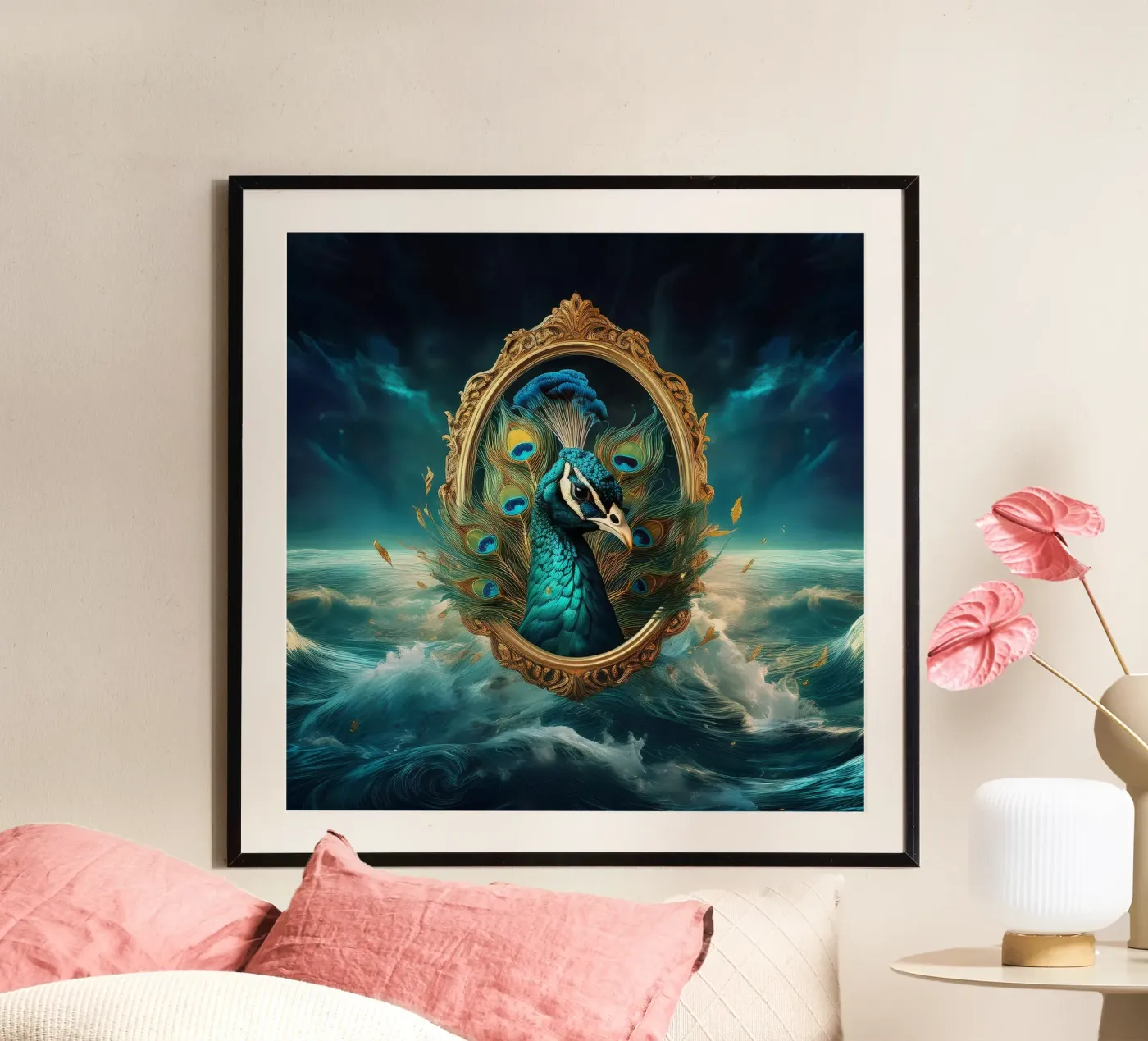 pavone5 poster by kimmindmuse