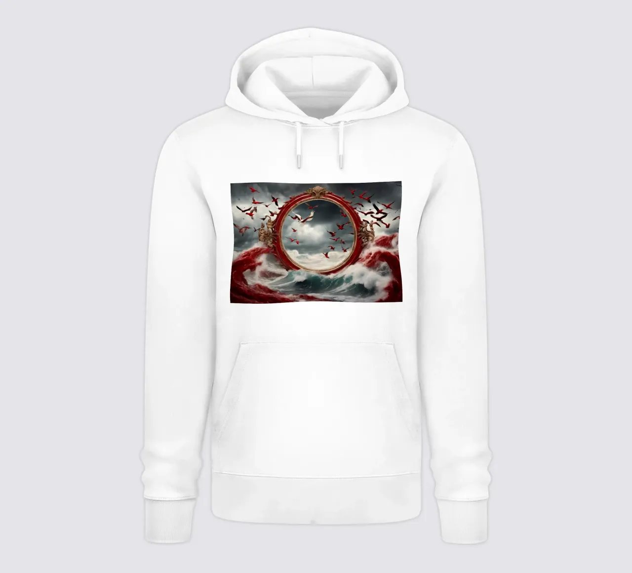 uccelli felpa con cappuccio da kimmindmuse