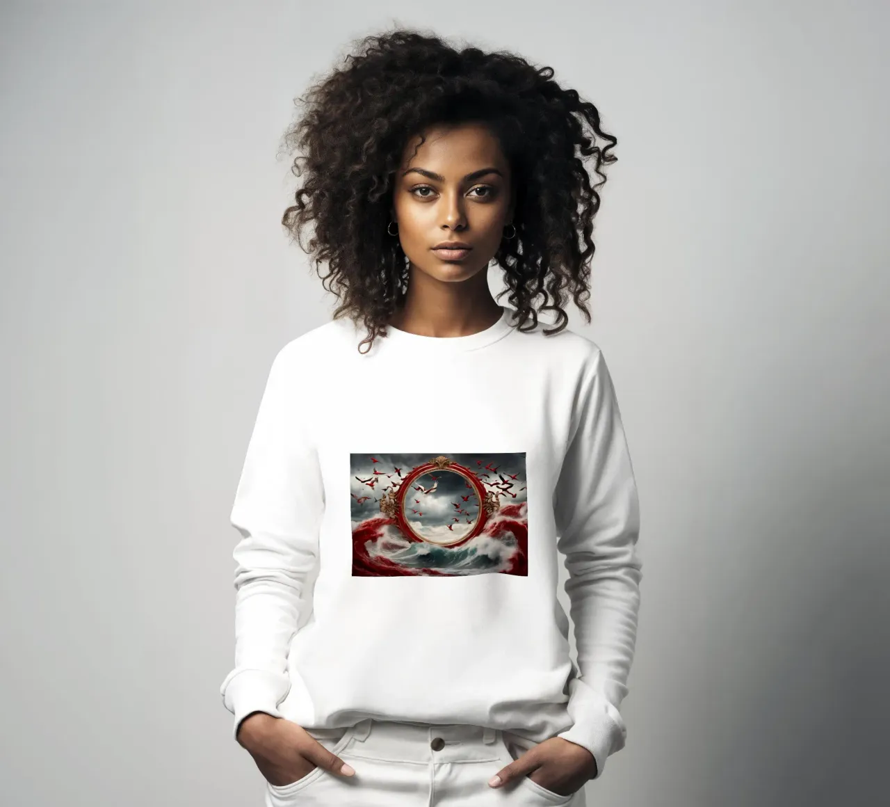 birds sweatshirt by kimmindmuse