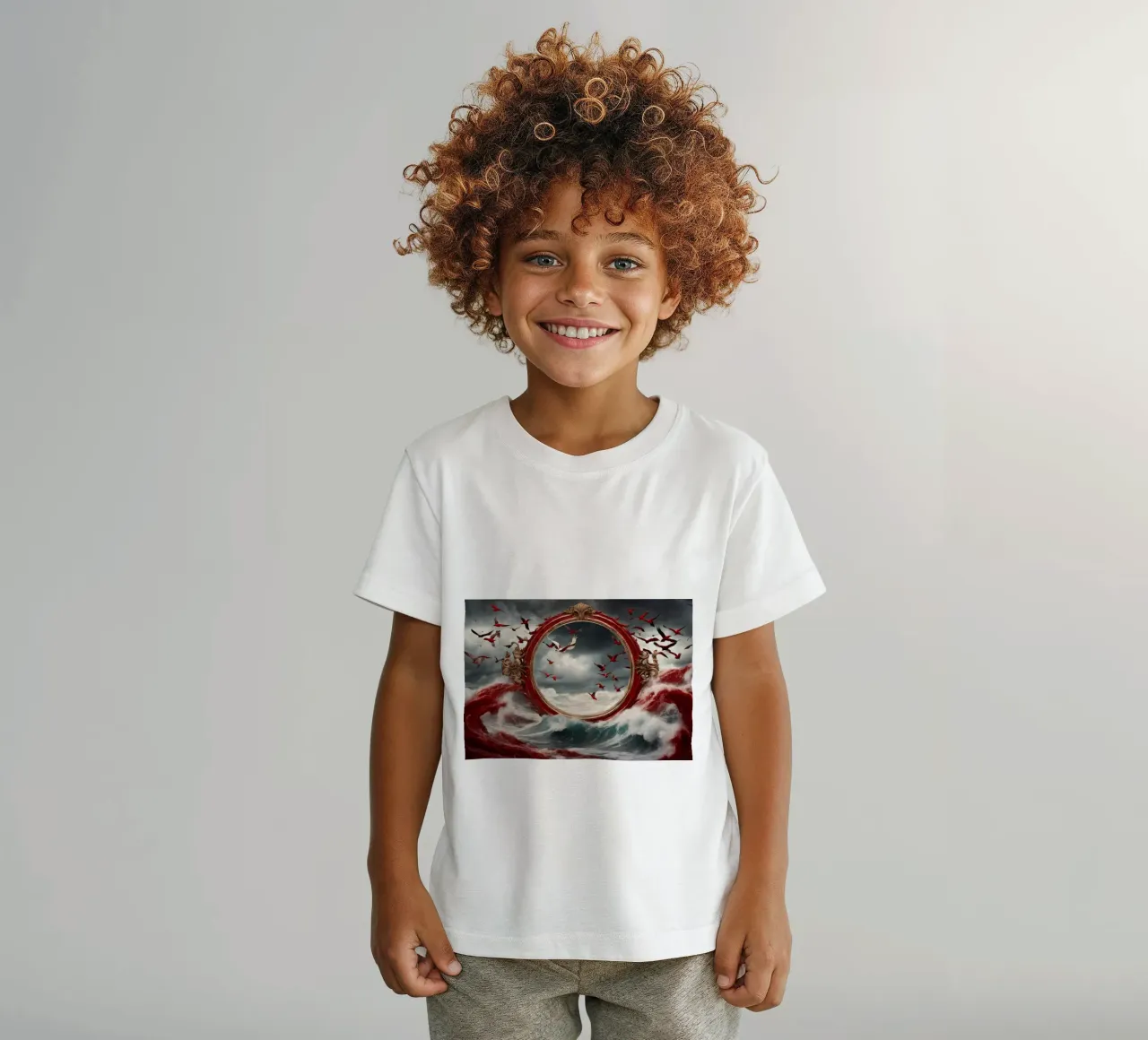 uccelli t-shirt bambini da kimmindmuse