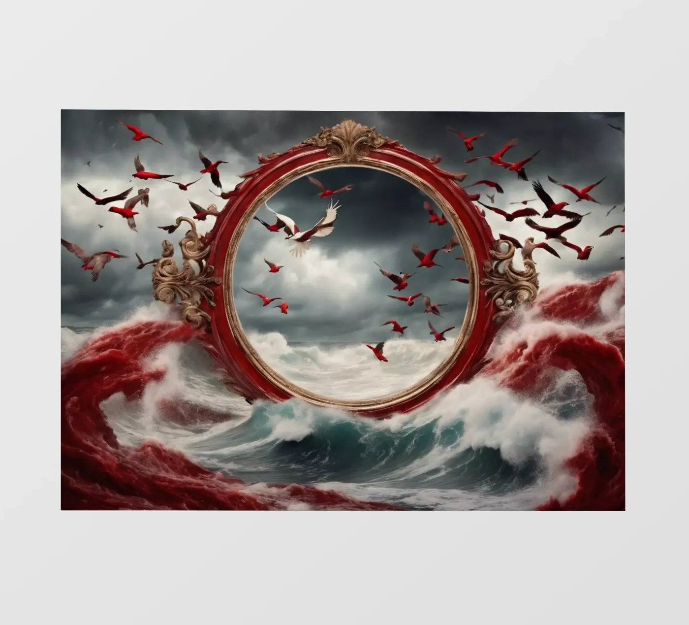 birds fotobehang van kimmindmuse