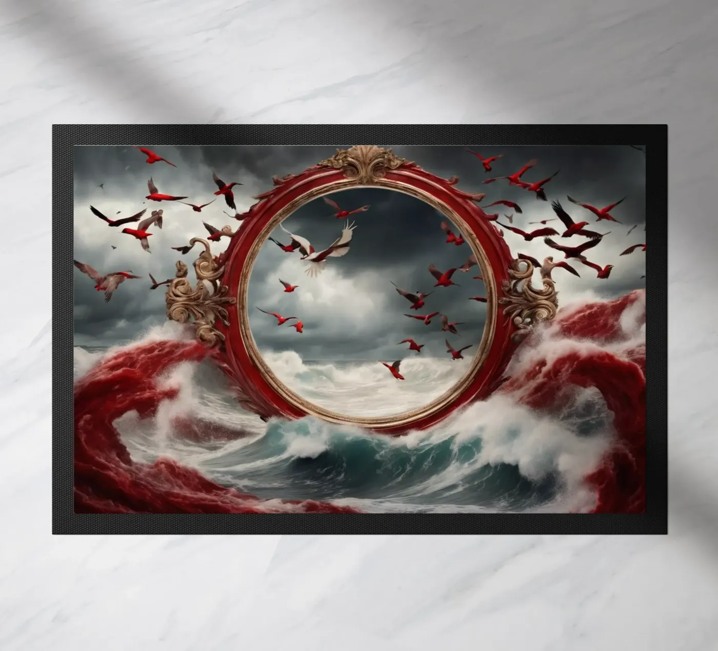 birds deurmat van kimmindmuse