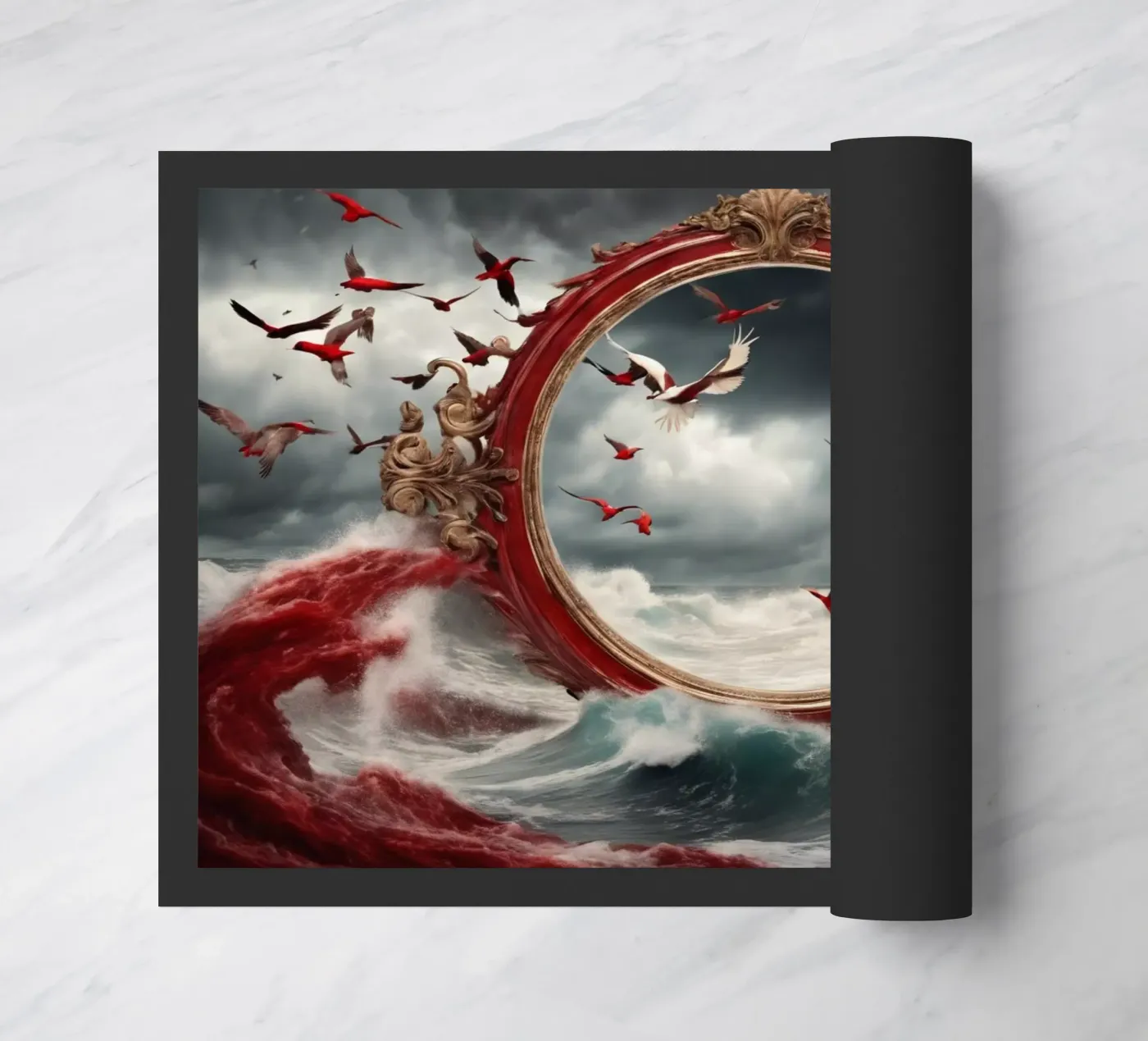 birds deurmat van kimmindmuse