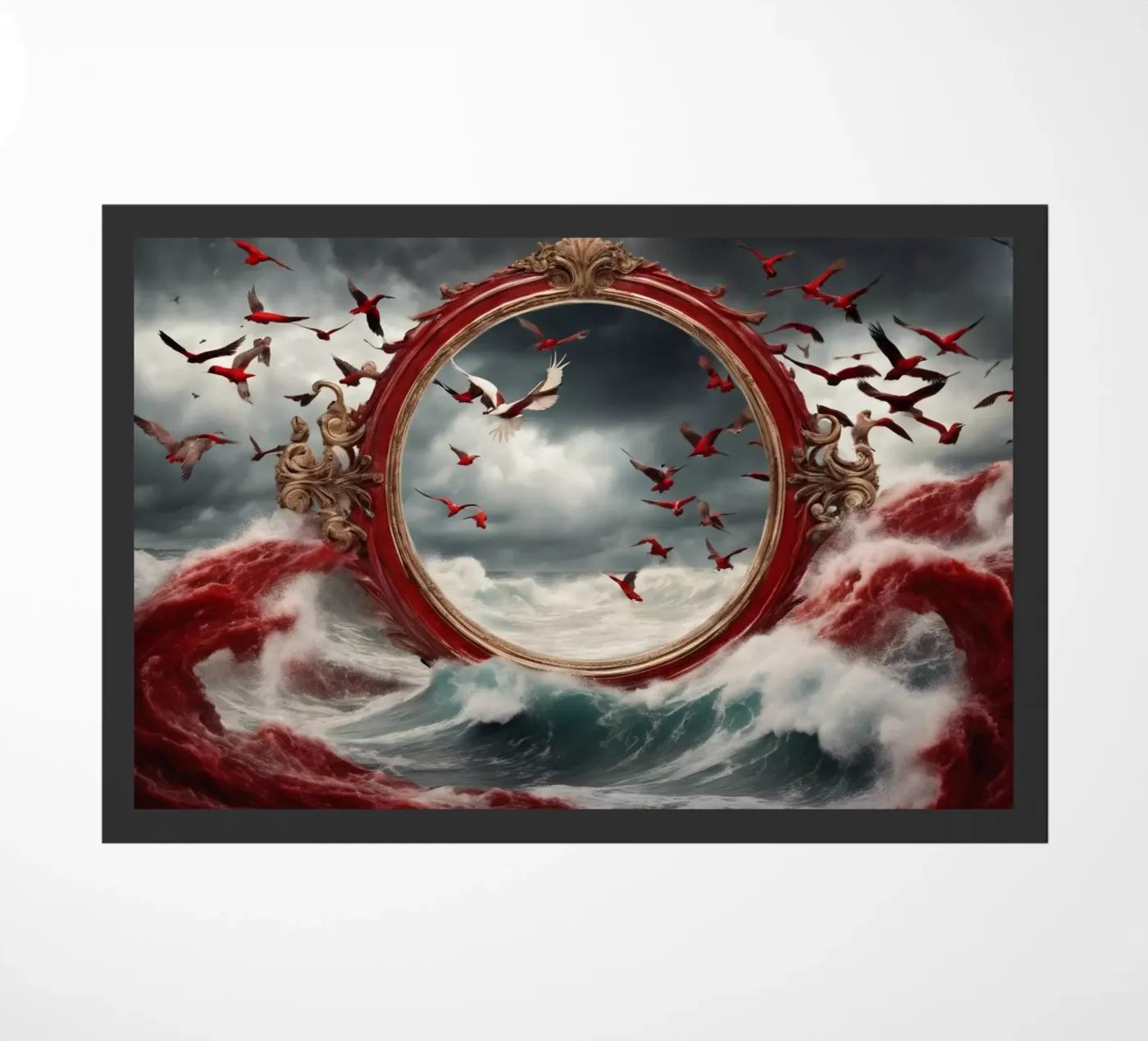 birds deurmat van kimmindmuse