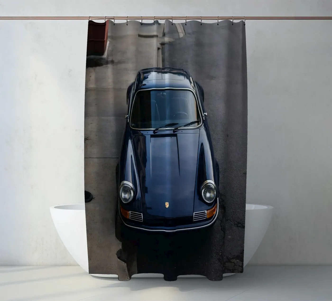 Oldtimer Duschvorhang von Deemoll