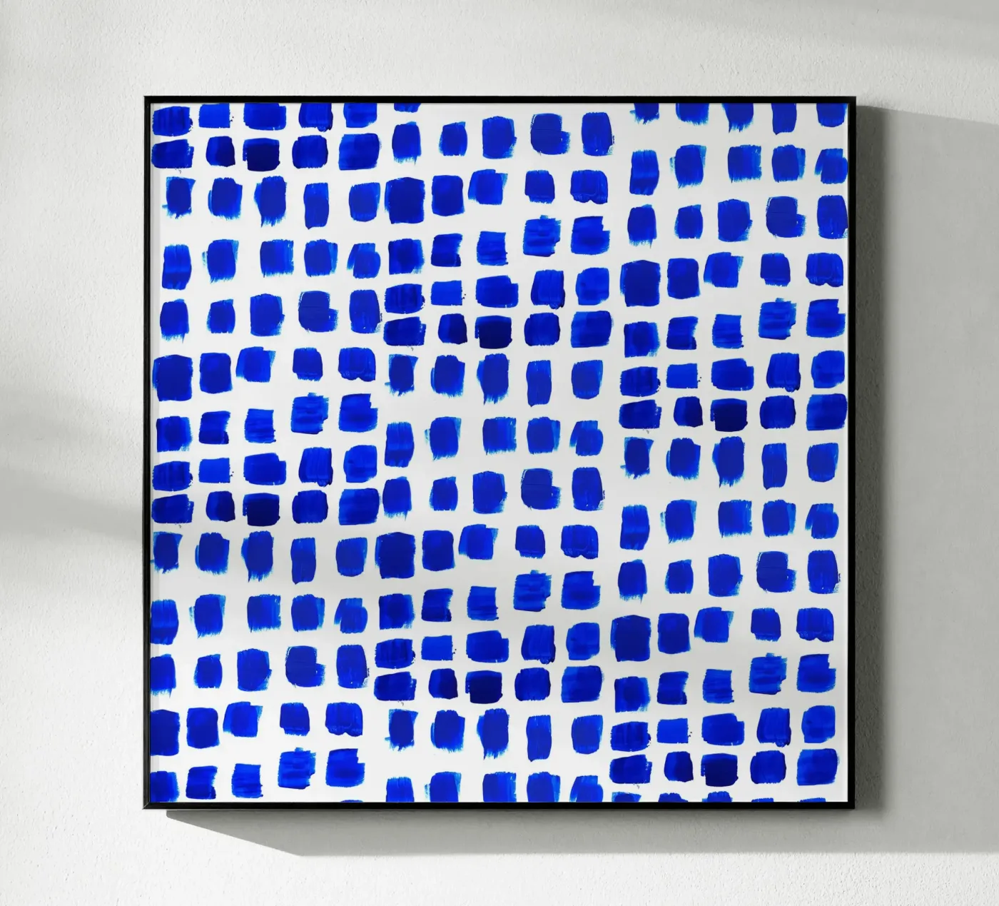 Blue Paint Dabs plexiglas de sabidussi
