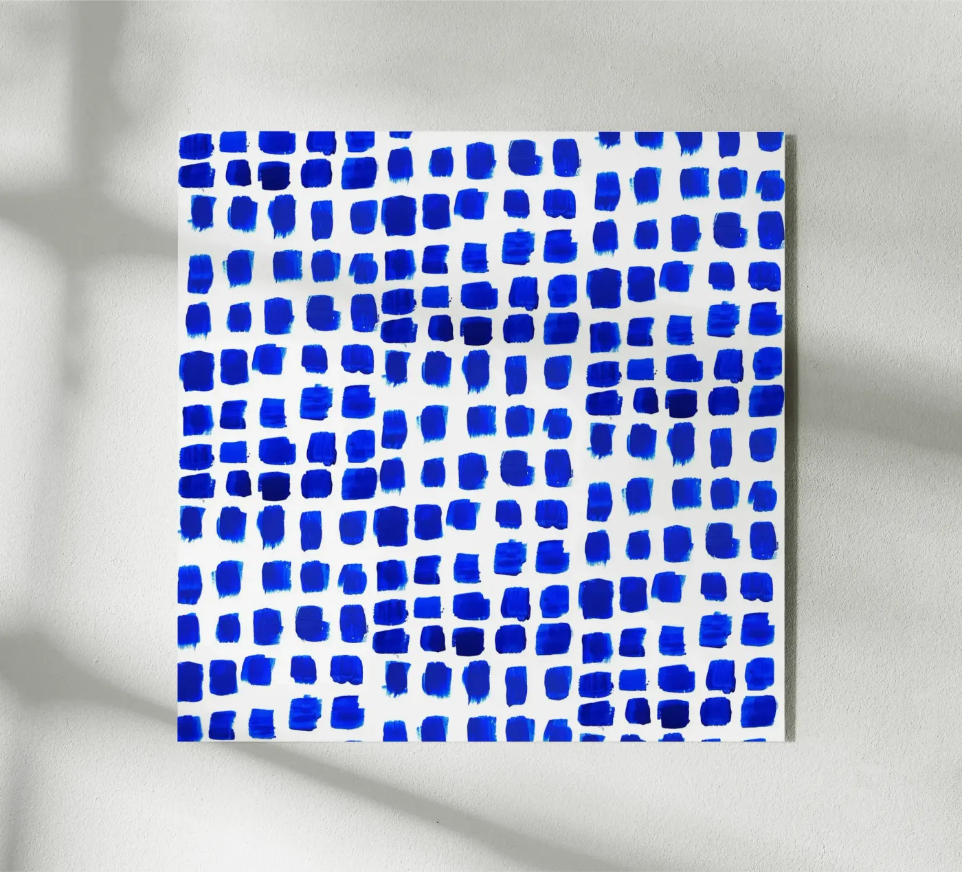 Blue Paint Dabs plexiglas de sabidussi