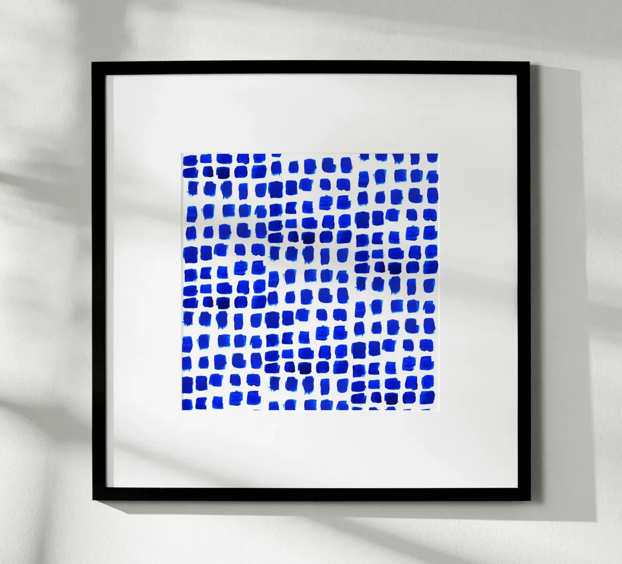 Blue Paint Dabs poster da sabidussi