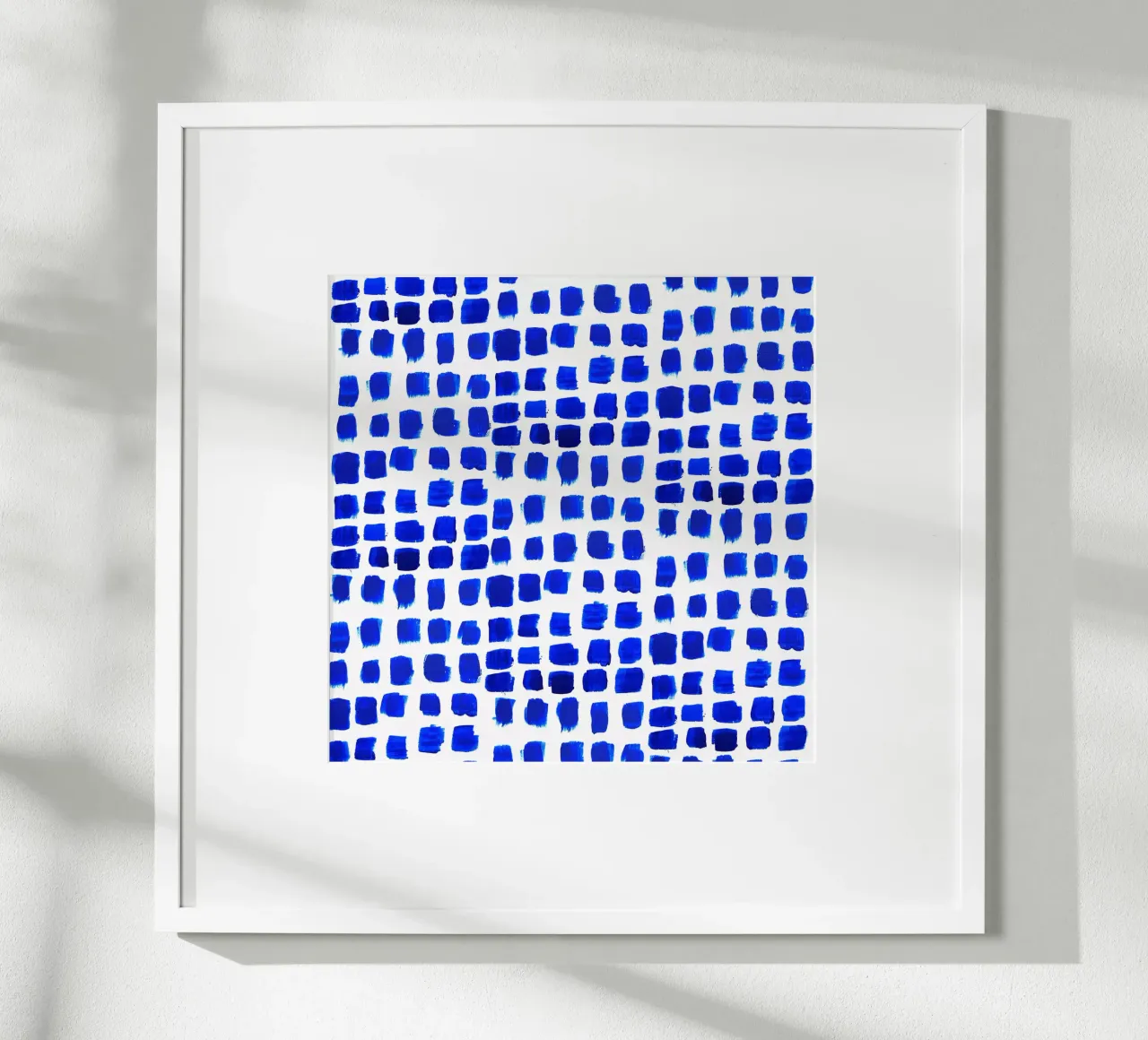 Blue Paint Dabs poster da sabidussi