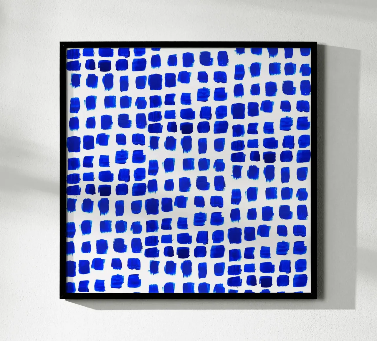 Blue Paint Dabs poster da sabidussi