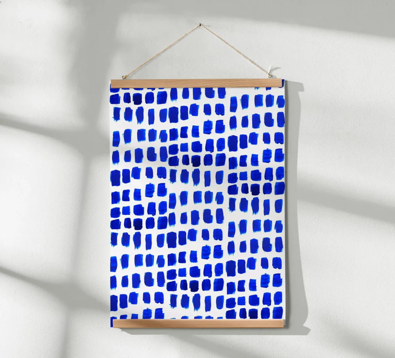 Blue Paint Dabs poster da sabidussi