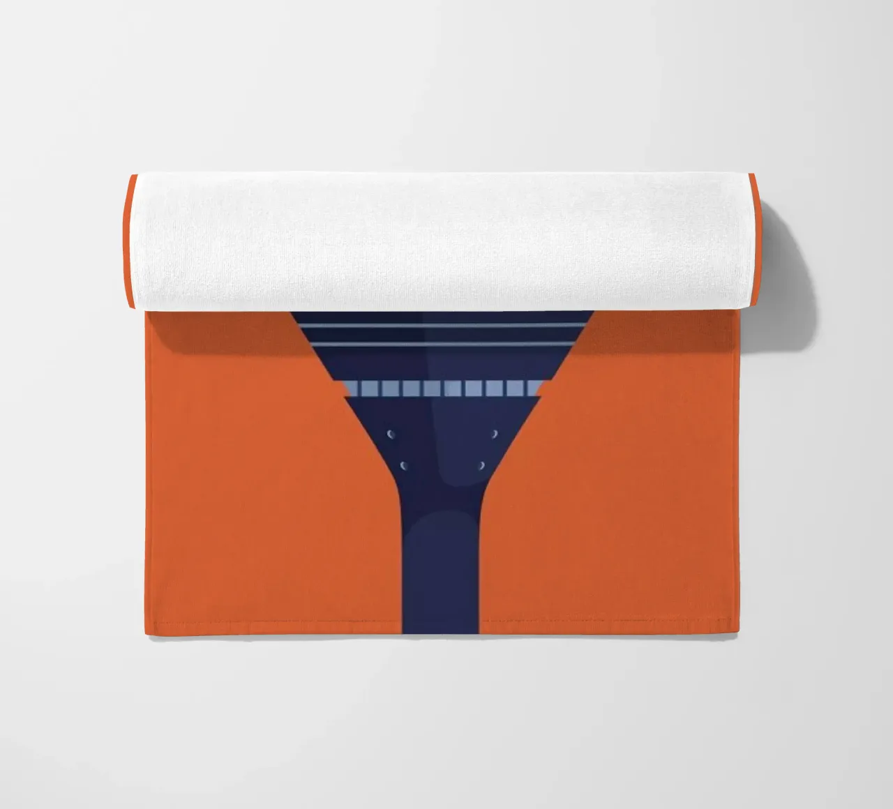 Düsseldorf beach towel by Designliga Products GmbH & Co. KG