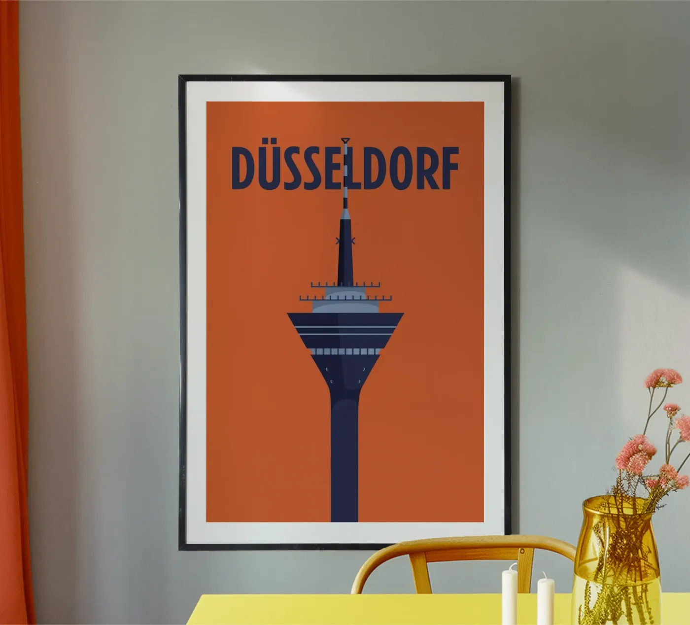Düsseldorf poster da Designliga Products GmbH & Co. KG