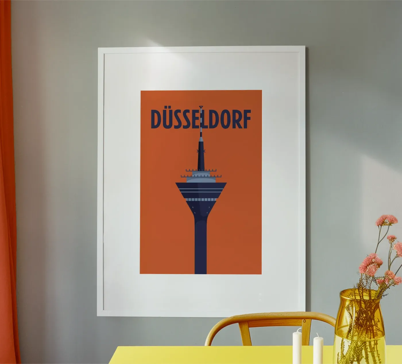 Düsseldorf poster by Designliga Products GmbH & Co. KG