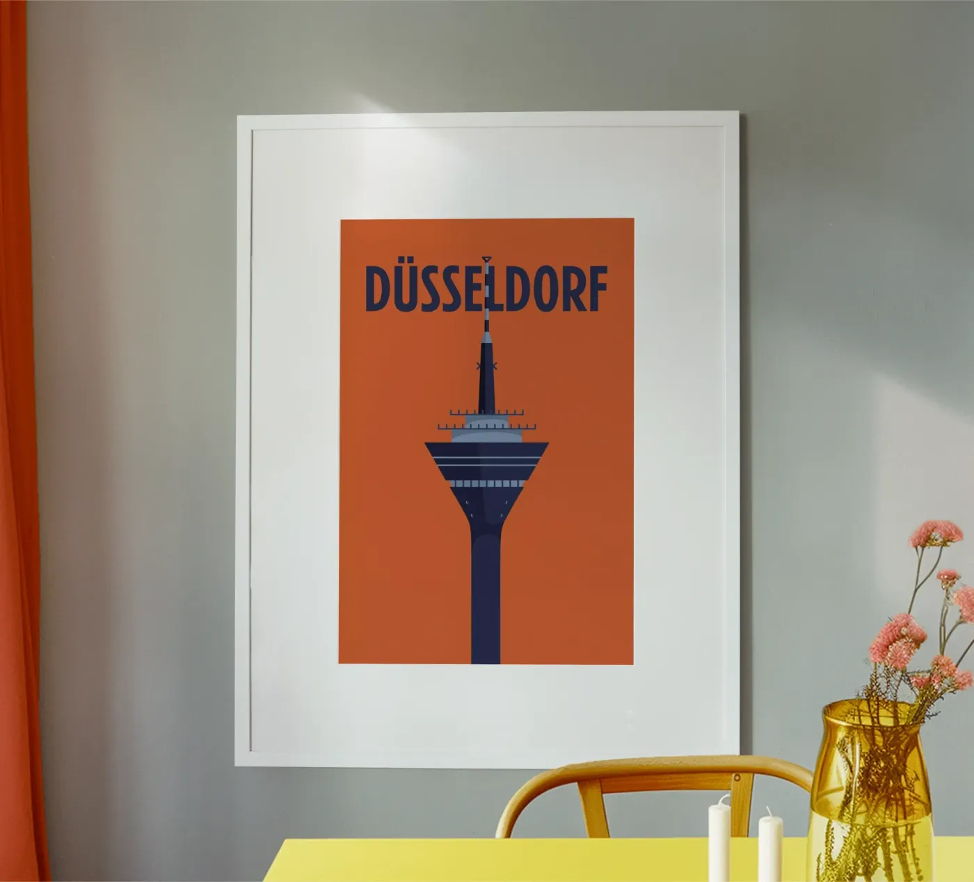 Düsseldorf poster da Designliga Products GmbH & Co. KG