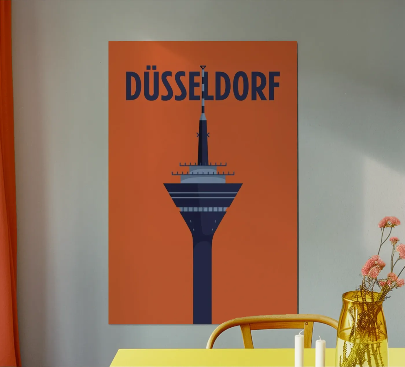 Düsseldorf poster da Designliga Products GmbH & Co. KG