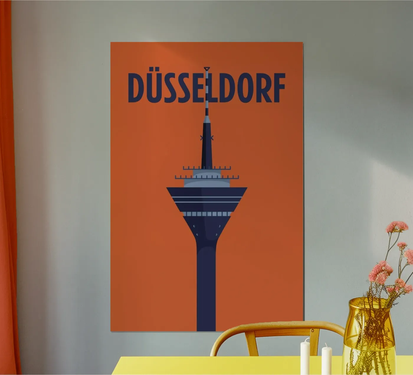 Düsseldorf poster by Designliga Products GmbH & Co. KG