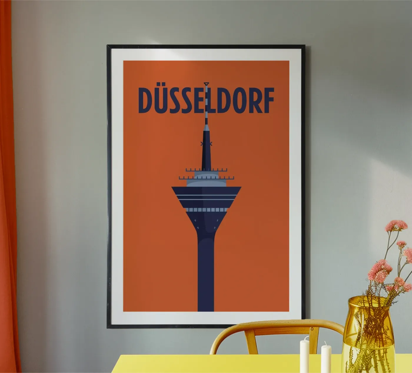 Düsseldorf poster by Designliga Products GmbH & Co. KG